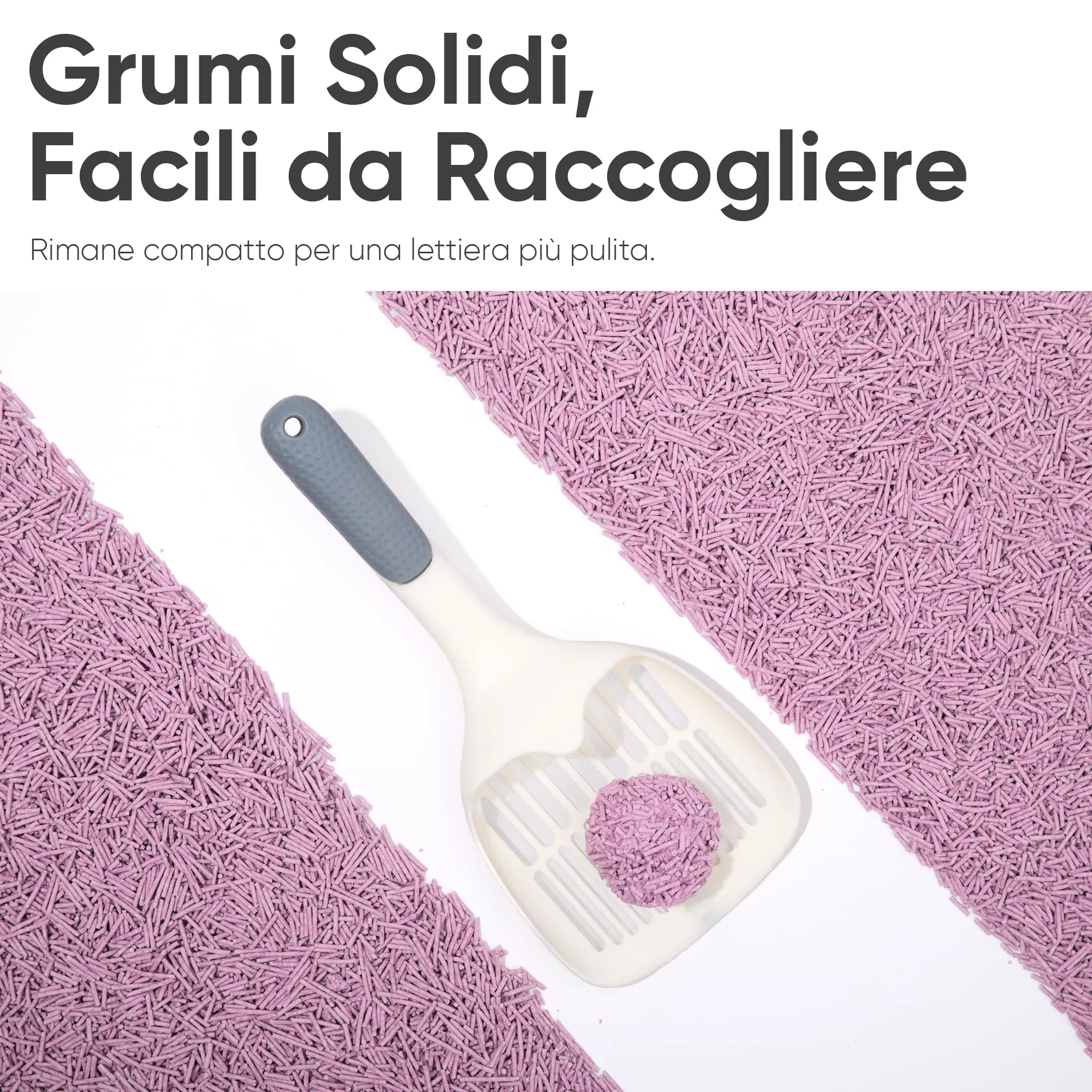 FUKUMARU Lettiera per Gatti al Tofu 12L, Lettiera Agglomerante Naturale di Mais e Fagioli, Senza Polvere, Biodegradabile, Agglomerazione Rapida,Controllo Odori Efficace,Smaltibile nel WC. - immagine 4