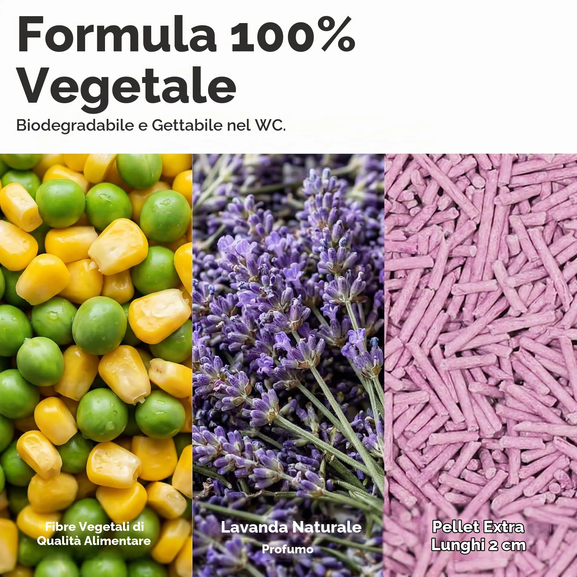 FUKUMARU Lettiera per Gatti al Tofu 10,8/24L, Lettiera Agglomerante Naturale di Mais e Fagioli, Senza Polvere, Biodegradabile, Agglomerazione Rapida,Controllo Odori Efficace,Smaltibile nel WC. - immagine 2