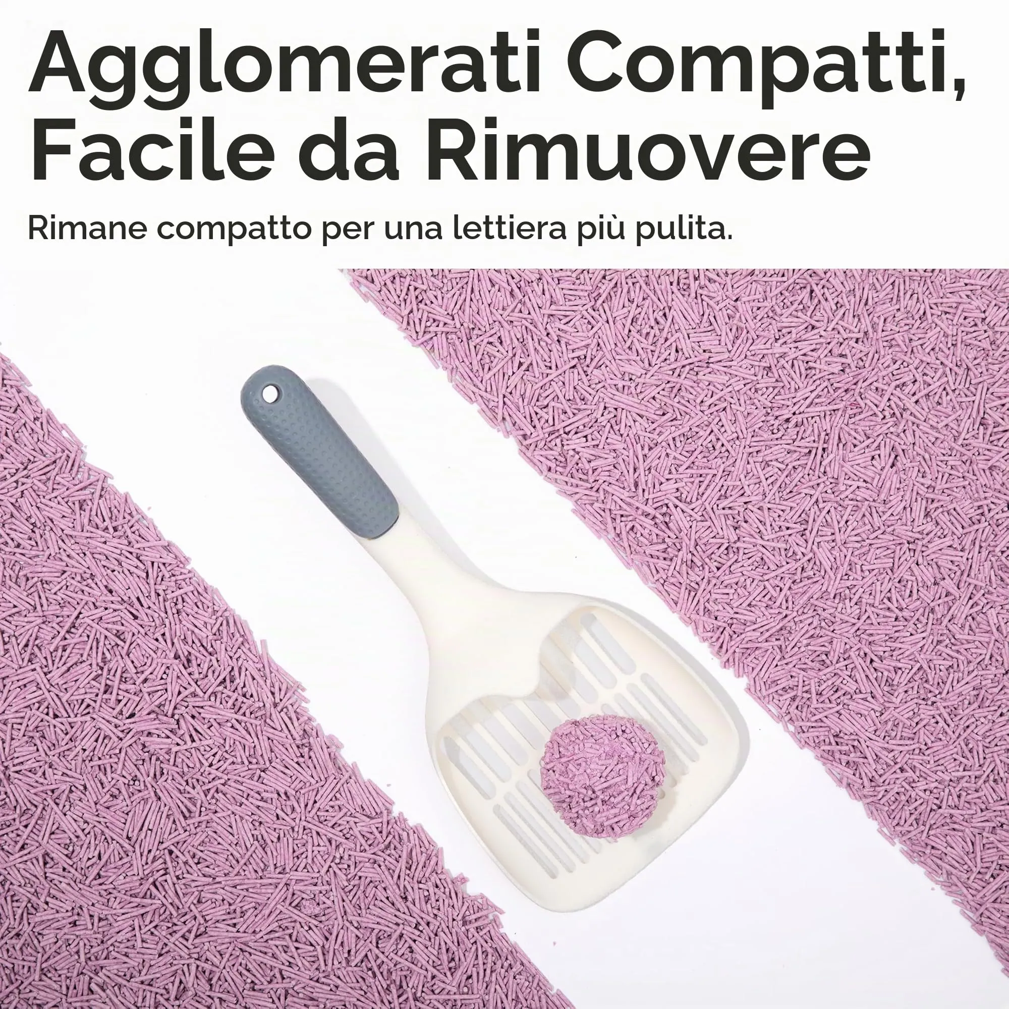 FUKUMARU Lettiera per Gatti al Tofu 10,8/24L, Lettiera Agglomerante Naturale di Mais e Fagioli, Senza Polvere, Biodegradabile, Agglomerazione Rapida,Controllo Odori Efficace,Smaltibile nel WC. - immagine 4