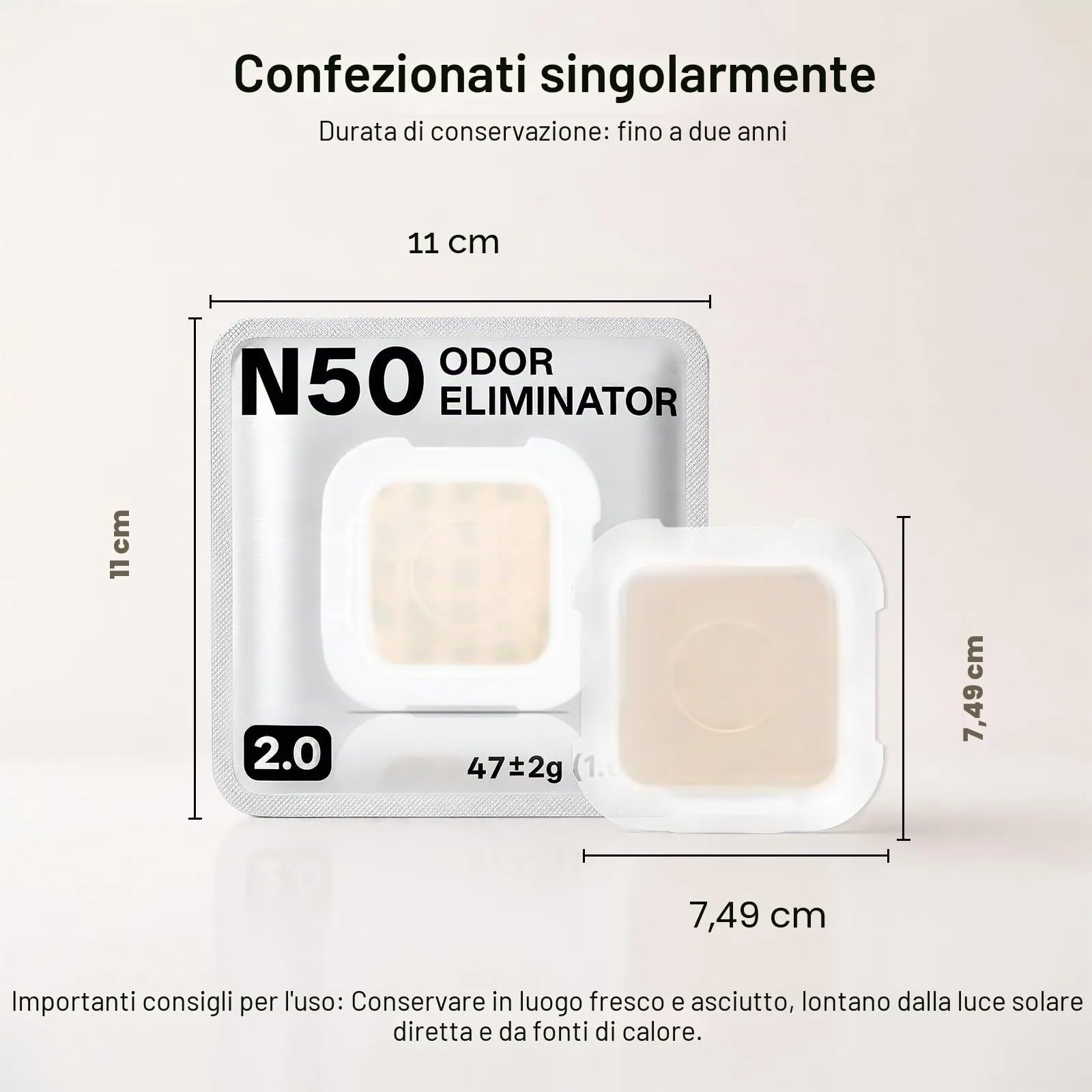 Deodorante N50 2.0 per Pura Max/Pura Max 2 Lettiera autopulente per gatti Rimuove gli odori dalla lettiera, deodorante per urina di gatto (6 pezzi Upgrade 2.0) - immagine 6