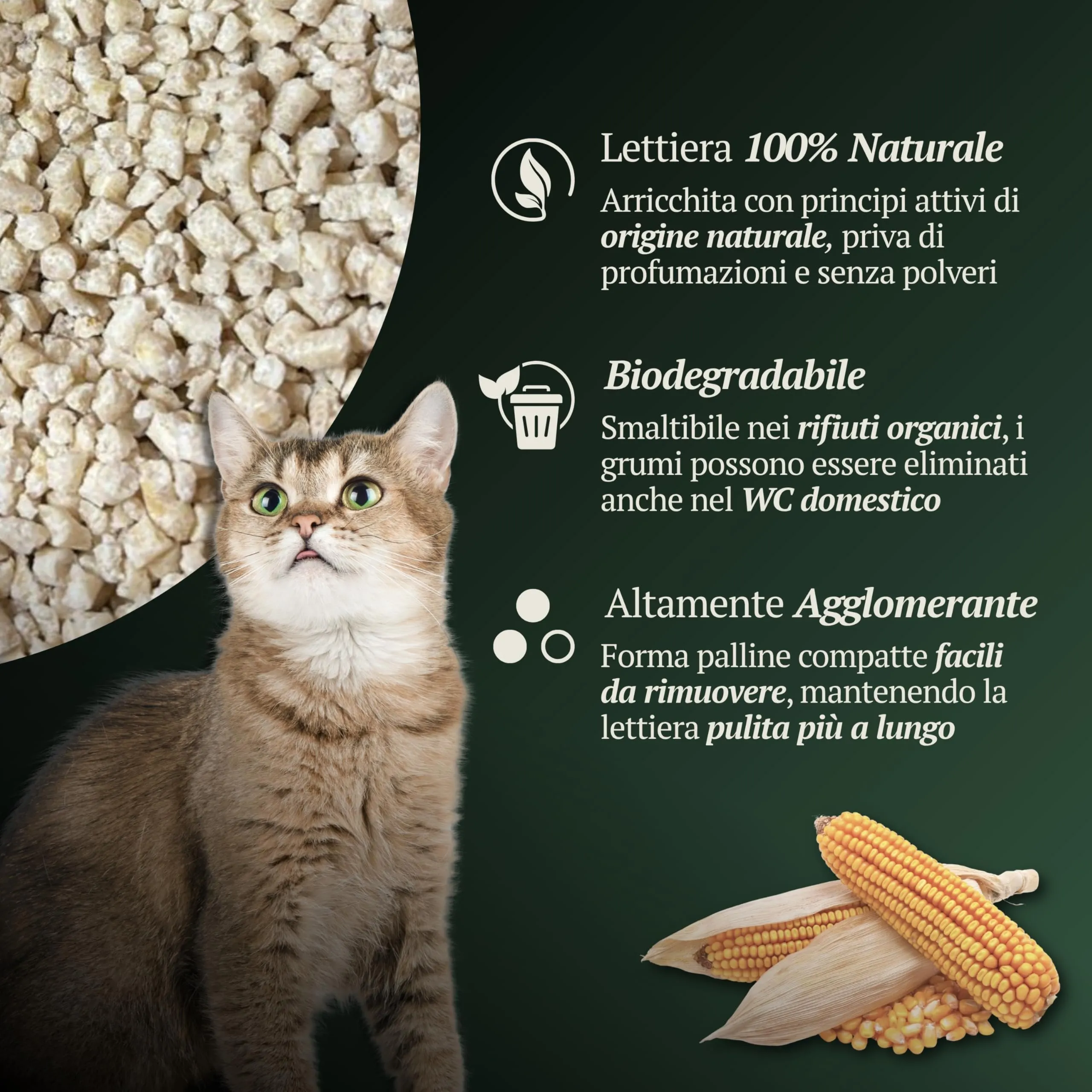 Natural Derma Pet Lettiera Gatto Agglomerante Antiodore da 6 L - immagine 3