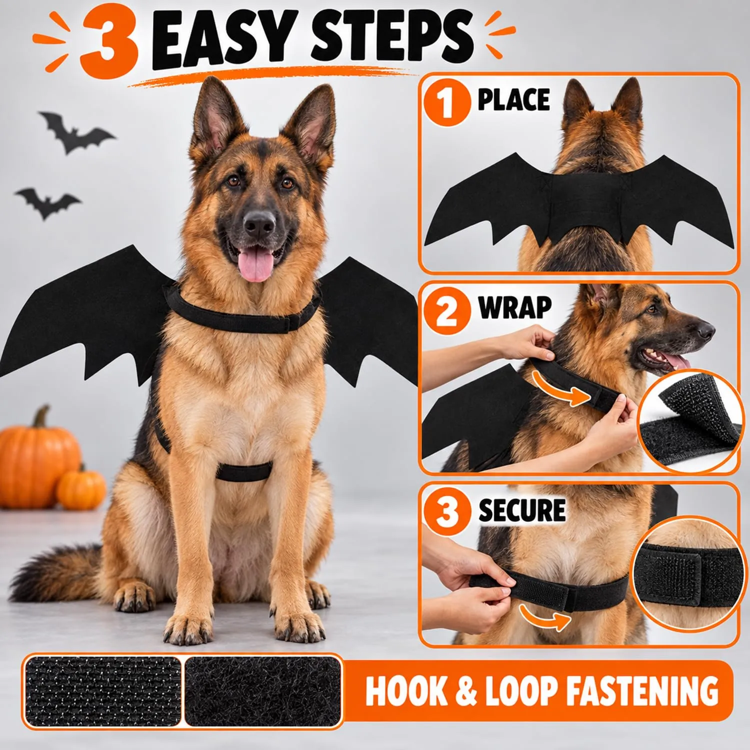 Libnrty Costume Halloween Cane, Costume Calvo Vestito per Cani Grandi e Medii Cosplay - immagine 5