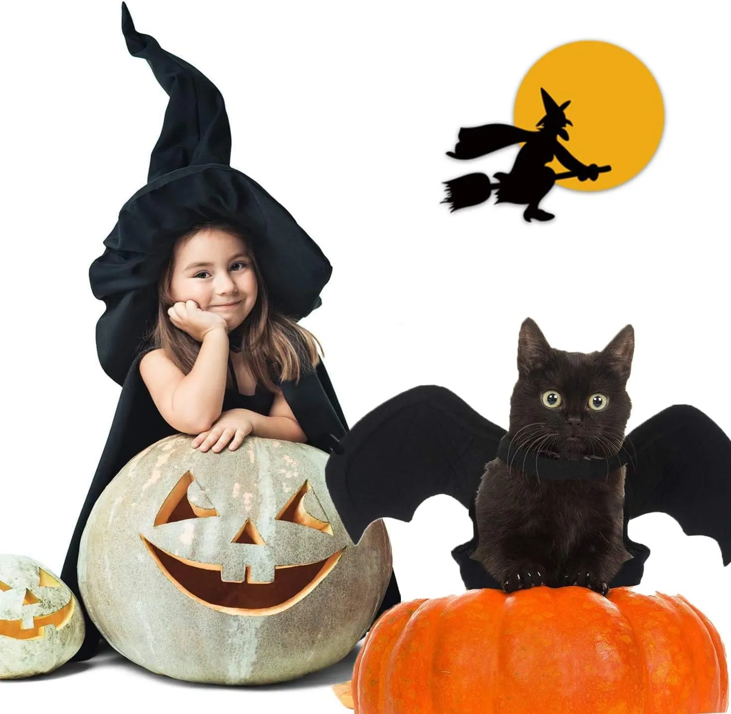 Costume Halloween per Cani Taglia Piccola, Ali Pipistrello da Chihuahua - immagine 4