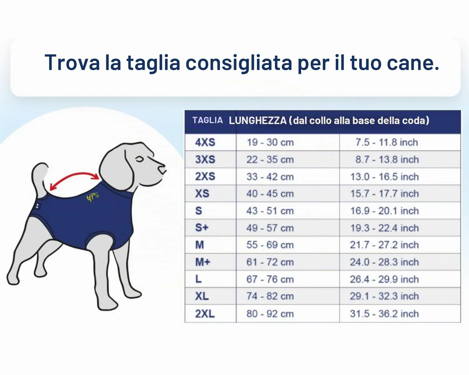 MPS Medical Pet Shirt, Cane, Blu, XXL - immagine 7