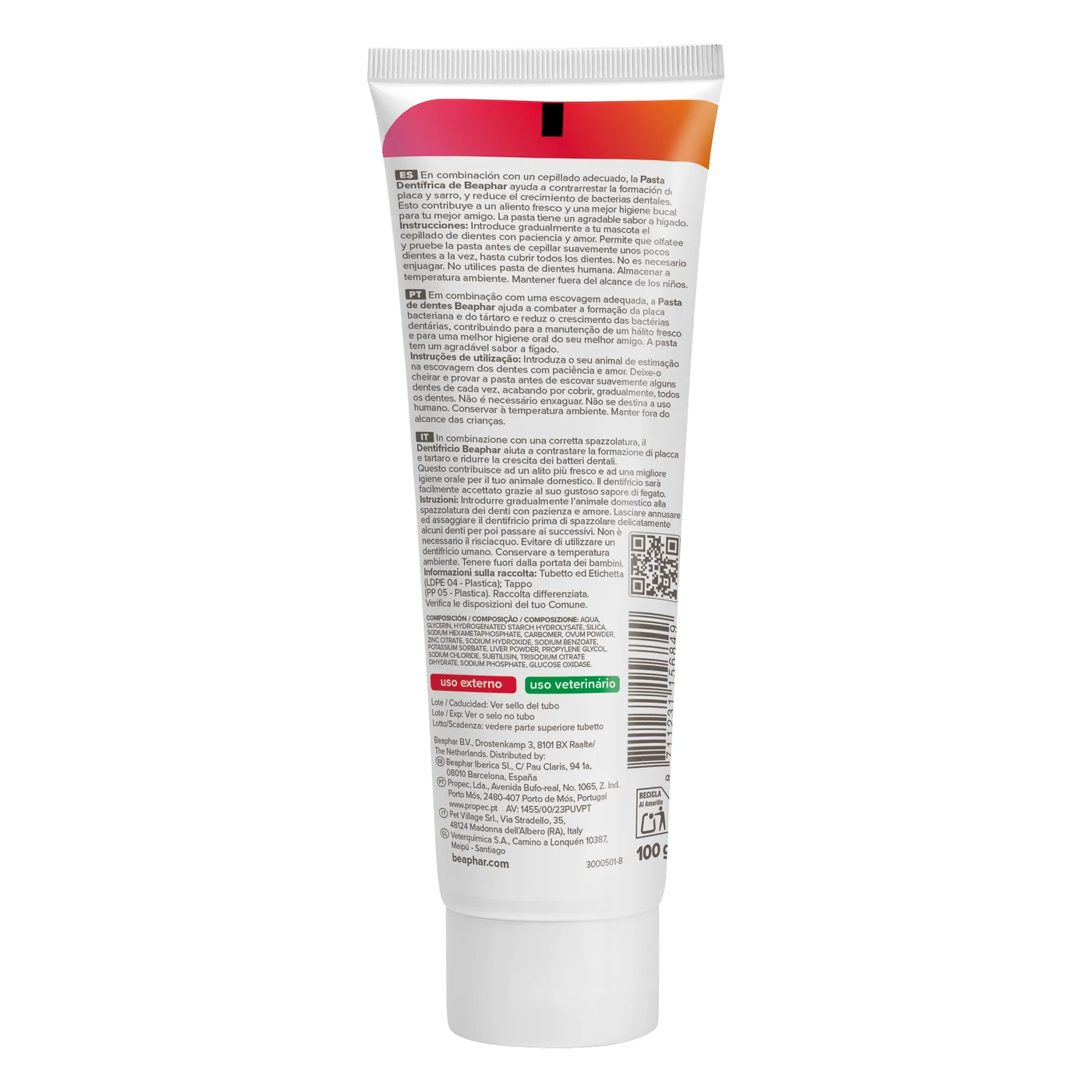 Beaphar, Dentifricio per Cani e Gatti, Protezione Completa Anti-Placca e Anti-Tartaro, Aromatizzato al Fegato, Uso Quotidiano, 100 g - immagine 9