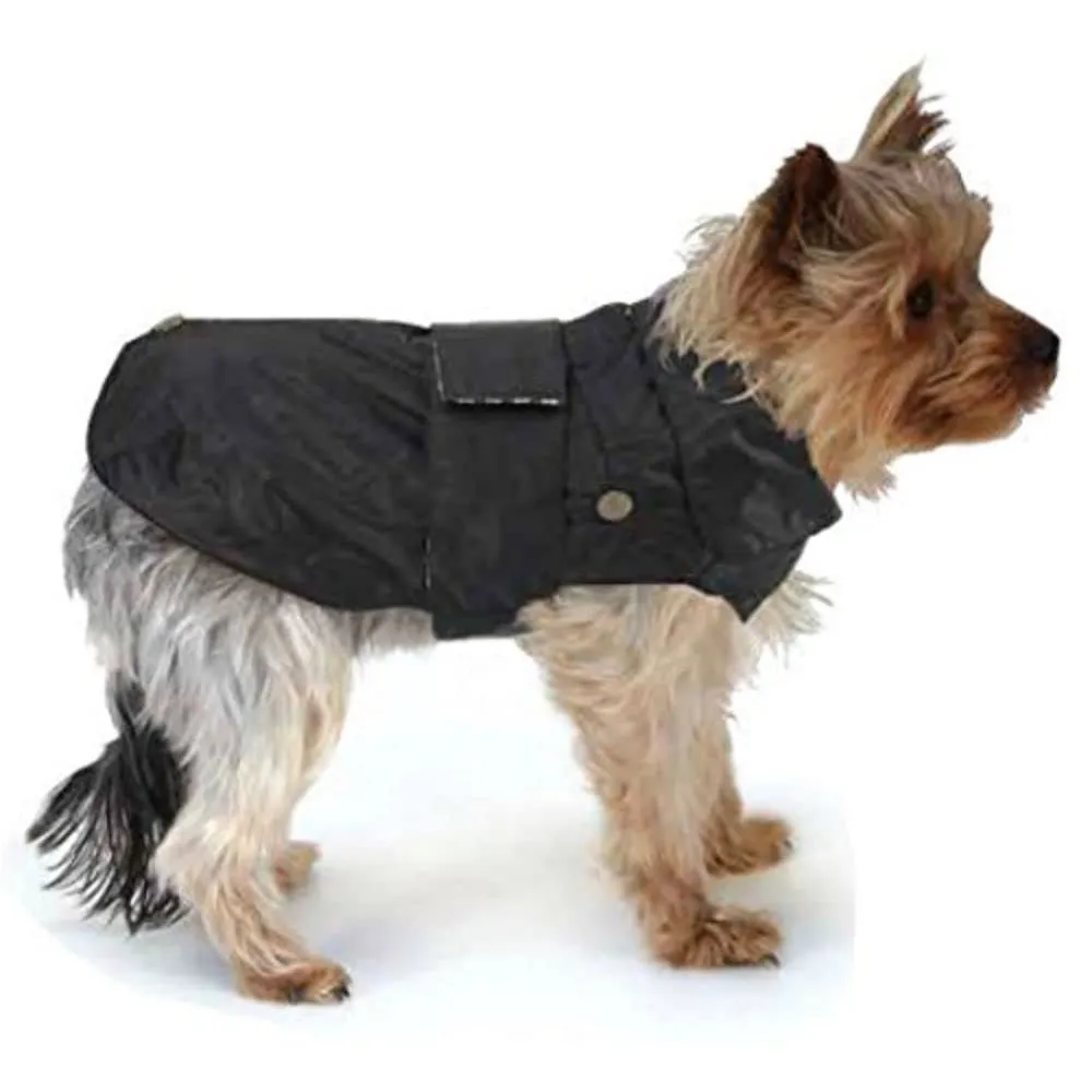 Croci Montreal - Cappotto per cani, Mantello invernale, Giacca impermeabile, Taglia 45 cm, Nero - immagine 1