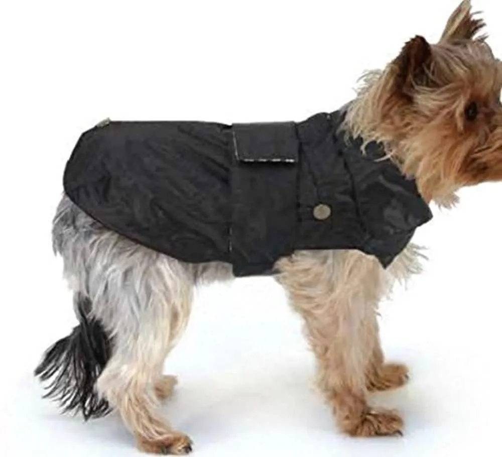 CROCI, MONTREAL, Cappotto per cani, Mantello invernale, Giacca impermeabile, Taglia 80 cm, Nero - immagine 1