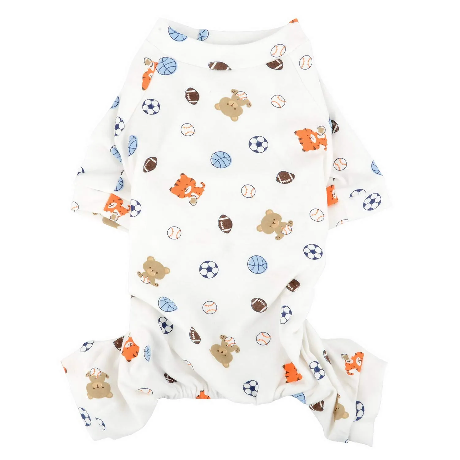 Zunea - Tuta per cani di piccola taglia, in cotone, motivo papere, copre le quattro zampe, unisex, per cani, gatti altri piccoli animali domestici - immagine 5