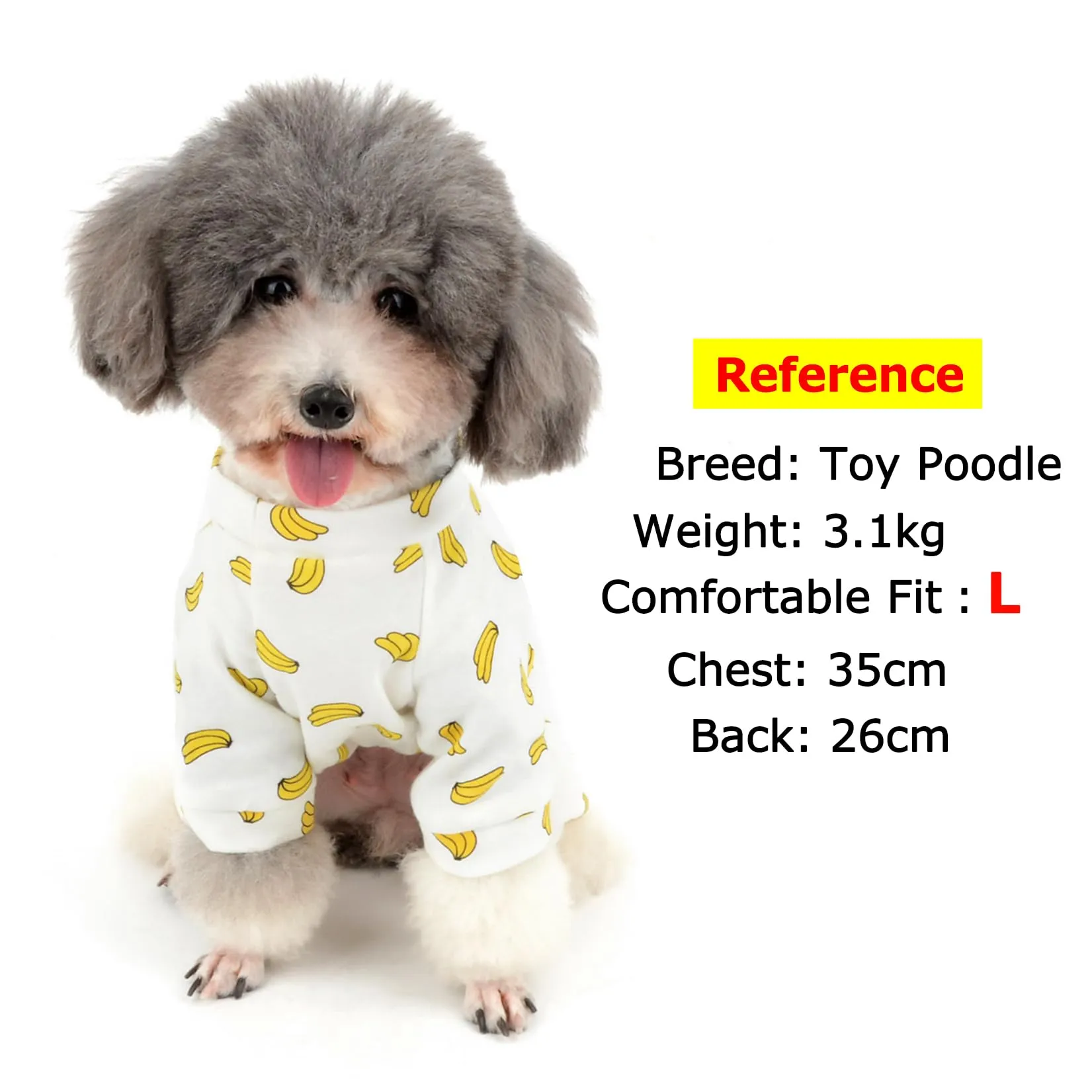 Zunea - Tuta per cani di piccola taglia, in cotone, motivo papere, copre le quattro zampe, unisex, per cani, gatti altri piccoli animali domestici - immagine 3