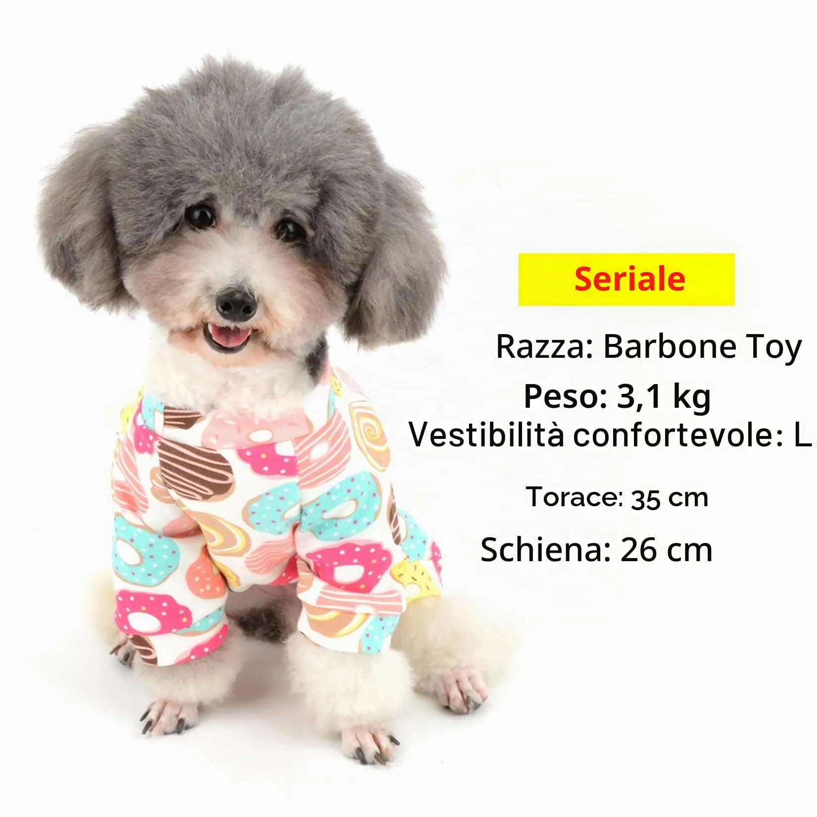 Zunea - Tuta per cani di piccola taglia, in cotone, motivo papere, copre le quattro zampe, unisex, per cani, gatti altri piccoli animali domestici - immagine 3