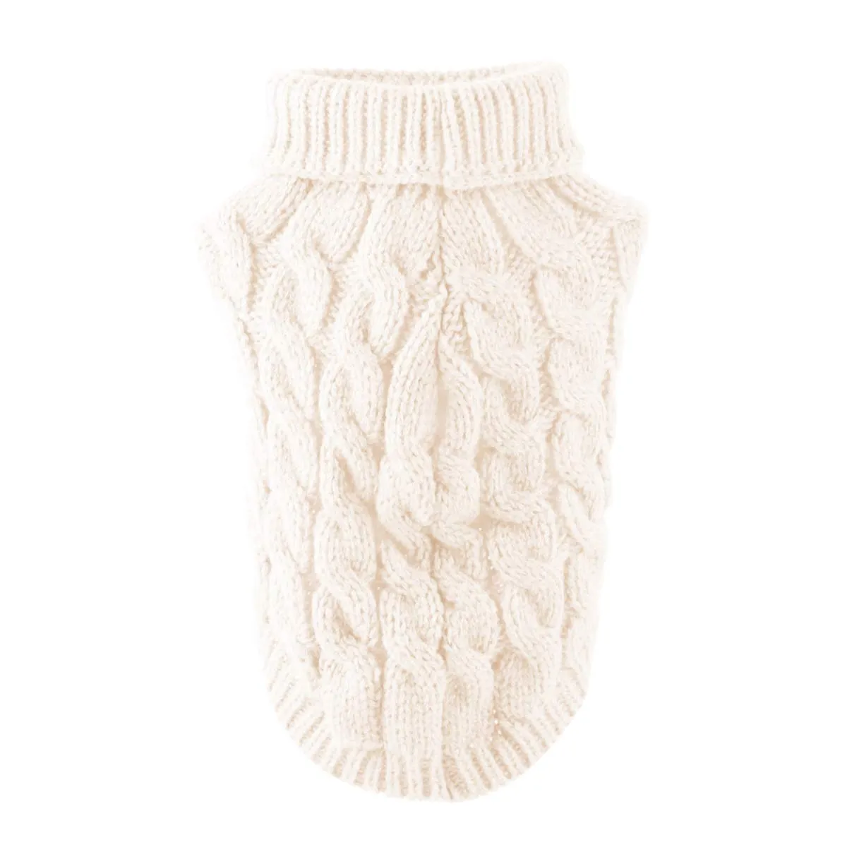 Cane da compagnia dolcevita lavorato a maglia maglione cappotto inverno scaldino ispessimento pullover maglieria cappotto all'uncinetto vestiti per piccolo cane medio grande cucciolo gatto - immagine 2