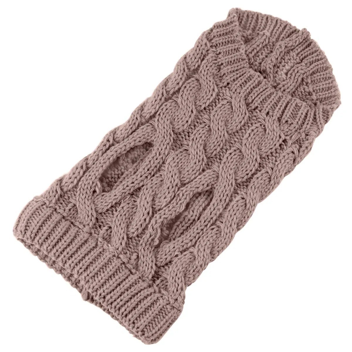 Cane da compagnia dolcevita lavorato a maglia maglione cappotto inverno scaldino ispessimento pullover maglieria cappotto all'uncinetto vestiti per piccolo cane medio grande cucciolo gatto - immagine 3