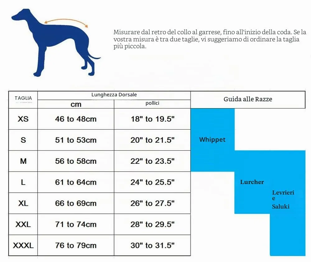 MOREZI Giacca per cani a collo alto, realizzata in lana poliestere e pile, calda e confortevole, adatta a levrieri, segugi e whippet-Grigio-L - immagine 5