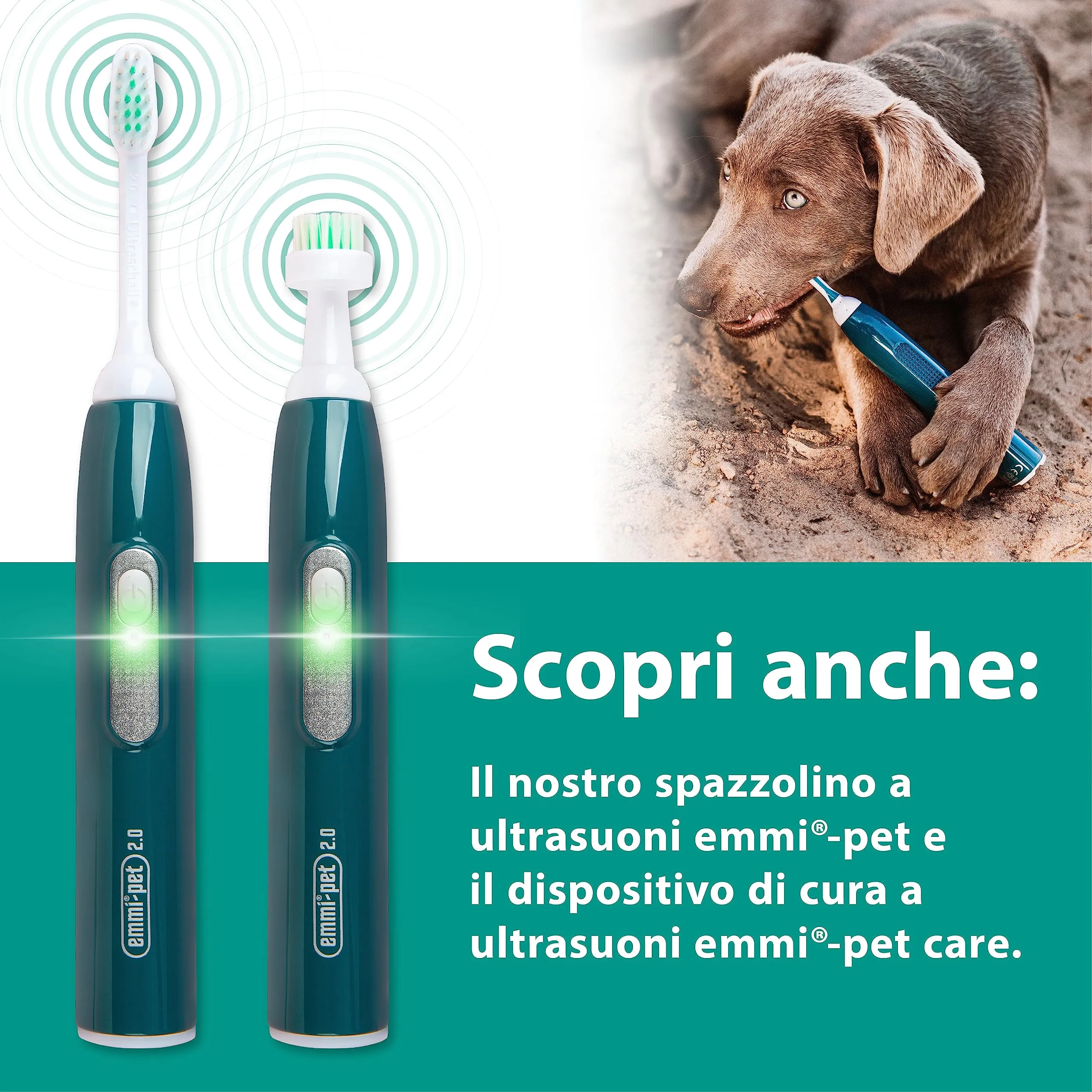 emmi®-pet 3x emmi® Orozyme Gel dentale per cani e gatti con funzione autopulente - immagine 5
