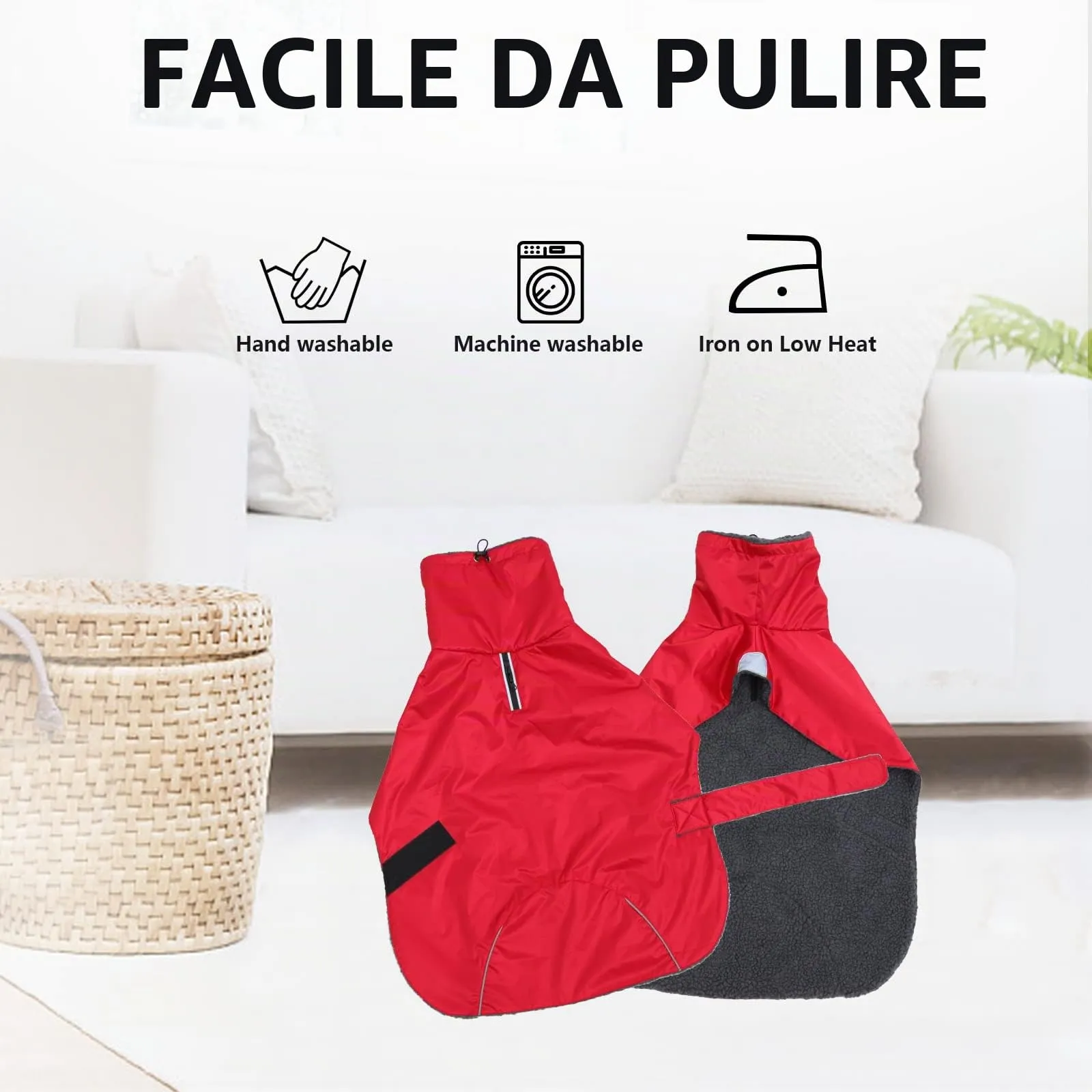 MOREZI Giacca Calda Per Cani Teckel, Abbigliamento Invernale Caldo Per Cani - immagine 7