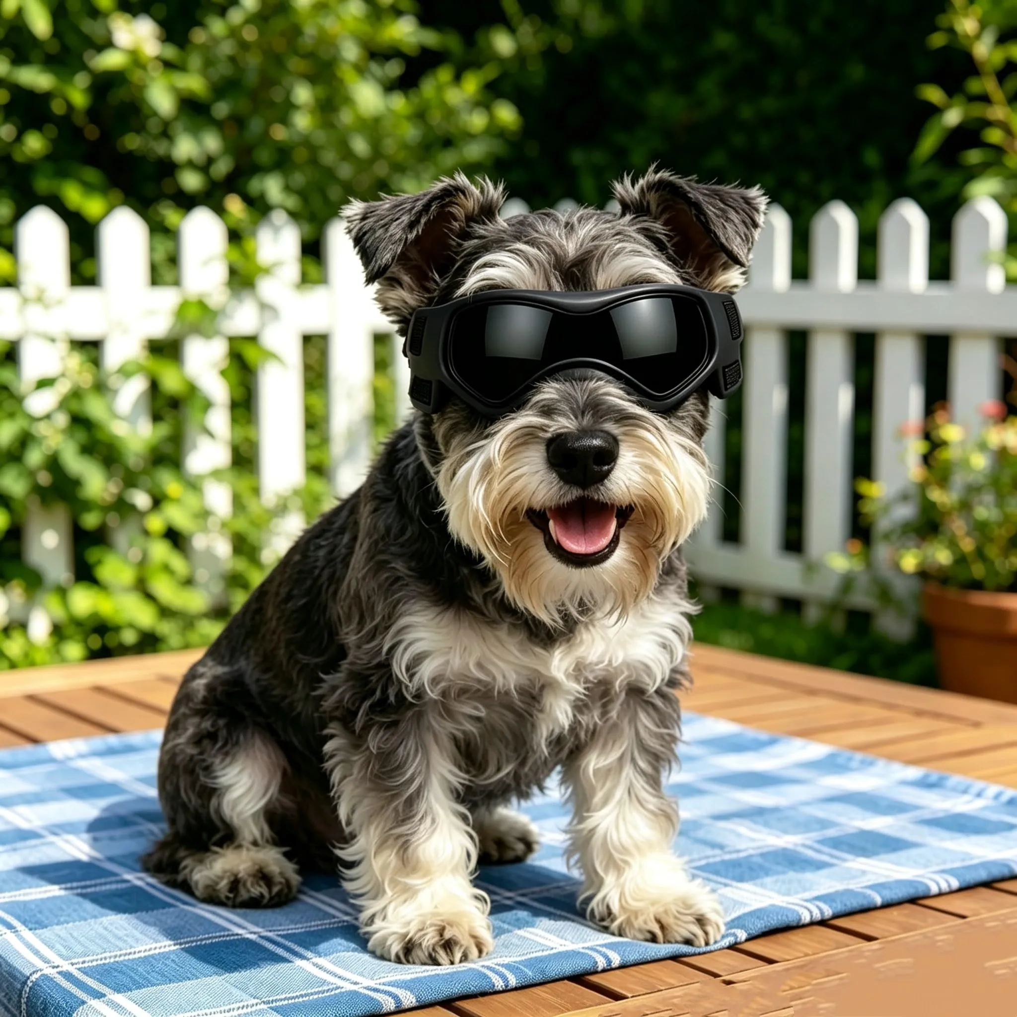 Enjoying Occhiali per Cani di Piccola Taglia con Protezione UV per Cuccioli, Occhiali da Sole Antivento per Animali Domestici, Protezione per Occhi di Pecorino, Nero - immagine 7