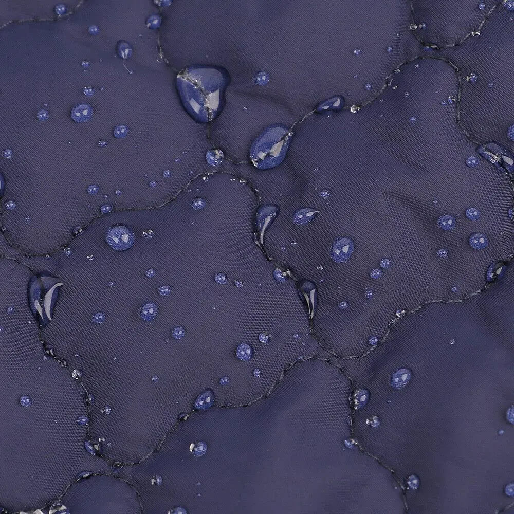 Cappottino invernale per cani foderato in pile, impermeabile, caldo e morbido, con anello a D, per cani di taglia grande, per attività all'aperto (XXL, blu navy) - immagine 2