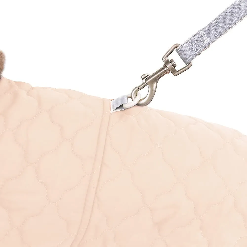 Cappotto per Cani Giacca Invernale,Cappotto Impermeabile per Cani con D Anello,Giacca invernale per cani in tessuto,Giacca per cani in morbido pile per cani di taglia piccoli media e grande(S,rosa) - immagine 3
