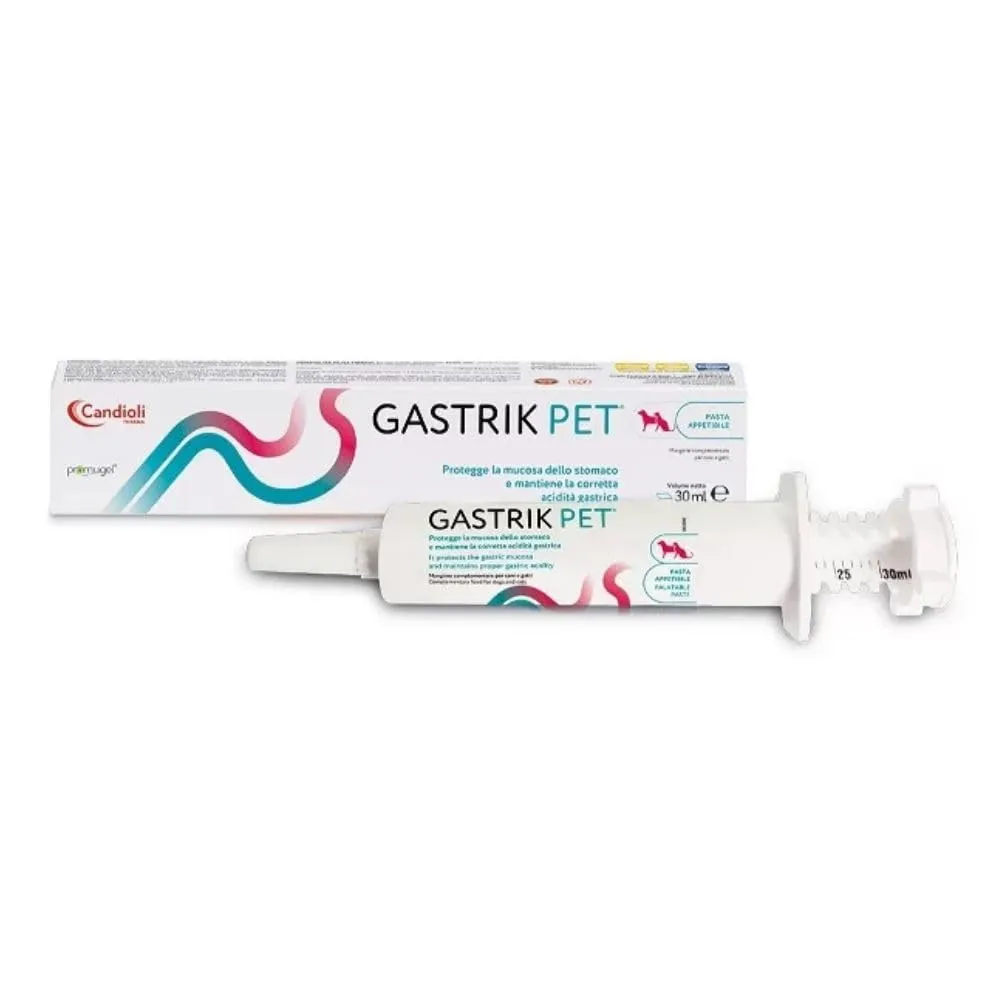 CANDIOLI Gastrik Pet, pasta appetibile da 30ml - Protegge la mucosa dello stomaco e mantiene la corretta acidità gastrica - immagine 1