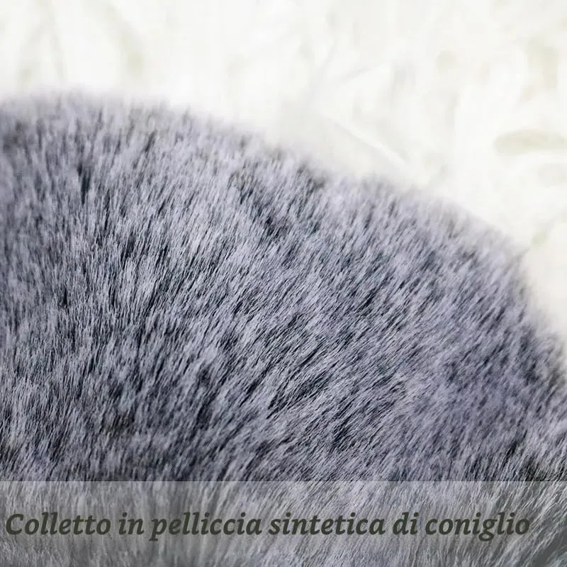 Cappotto Invernale per Cani,Cappotto Impermeabile Cane con Fodera in Pile,Abbigliamento per cani con pettorina,Gilet Riflettente del per Cani Piccola Taglia Media Grandi(Viola,M) - immagine 4