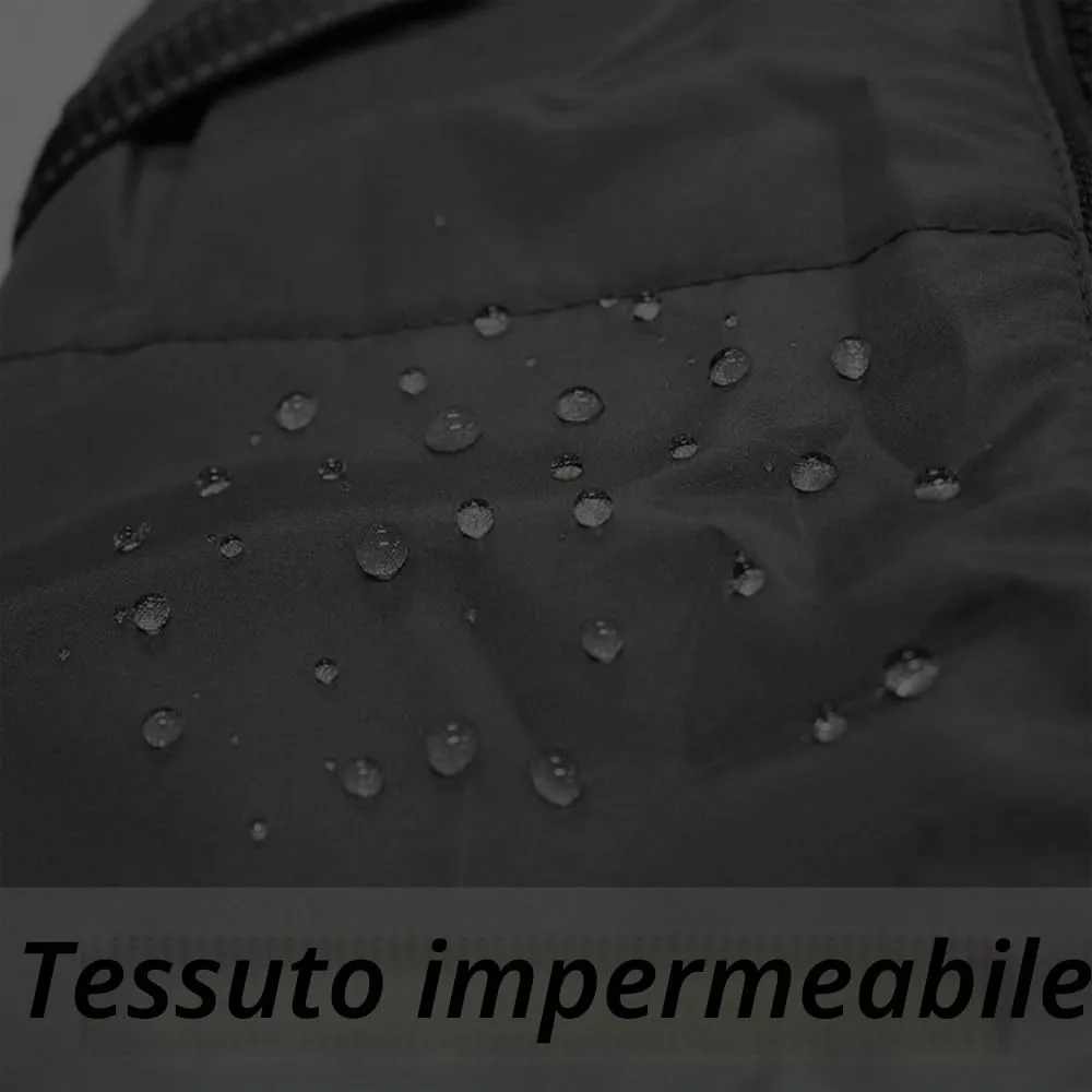 Cappotto Invernale per Cani,Cappotto Impermeabile Cane con Fodera in Pile,Abbigliamento per cani con pettorina,Gilet Riflettente del per Cani Piccola Taglia Media Grandi(Nero,L) - immagine 6