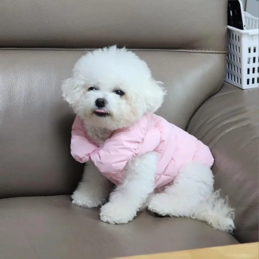 Cappotto Invernale per Cani, Giacca Impermeabile Antivento Caldo per Cane,Cappotto Cane in Pile,Abbigliamento per Cani con anello a D,Vestiti per Cani di Taglia Piccola,Media a Grande(rosa,XS) - immagine 9