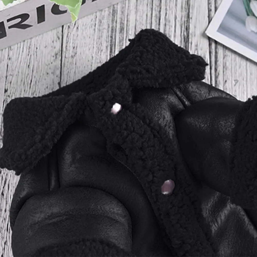 Cappotto Invernale per Cani, Caldo in Pile, Impermeabile e Antivento, Con Anello a D in Pelle PU, Comodo Foderato, per Taglia Piccola, Media e Grande - immagine 2