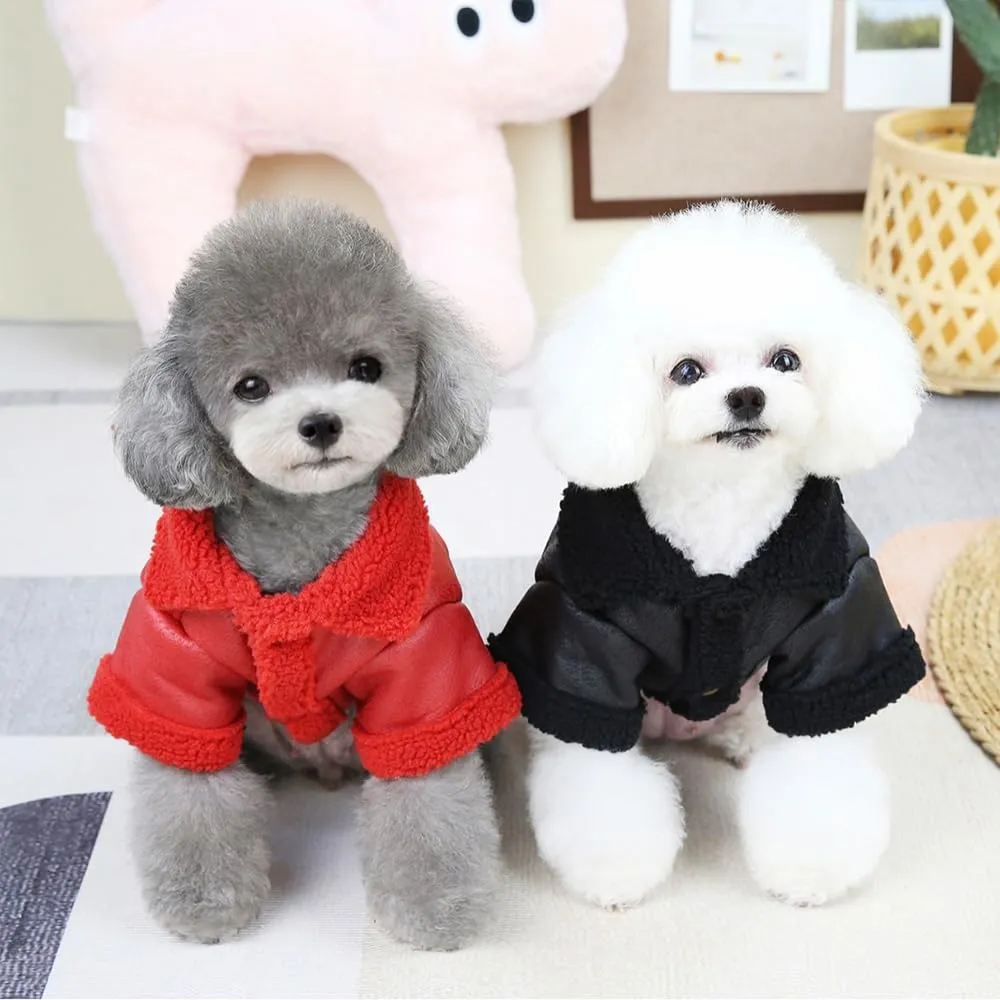 Cappotto Invernale per Cani, Caldo in Pile, Impermeabile e Antivento, Con Anello a D in Pelle PU, Comodo Foderato, per Taglia Piccola, Media e Grande - immagine 9