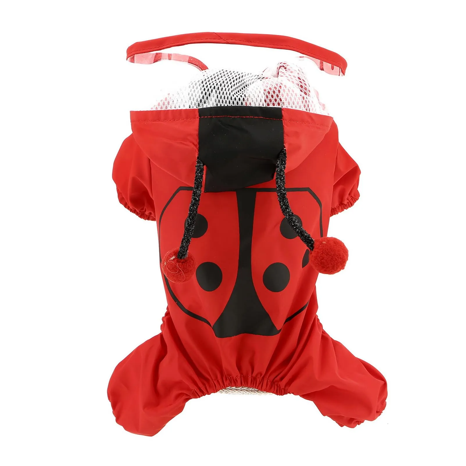 SMALLLEE_LUCKY_STORE Tuta impermeabile Ladybird per cani di piccola taglia - immagine 7