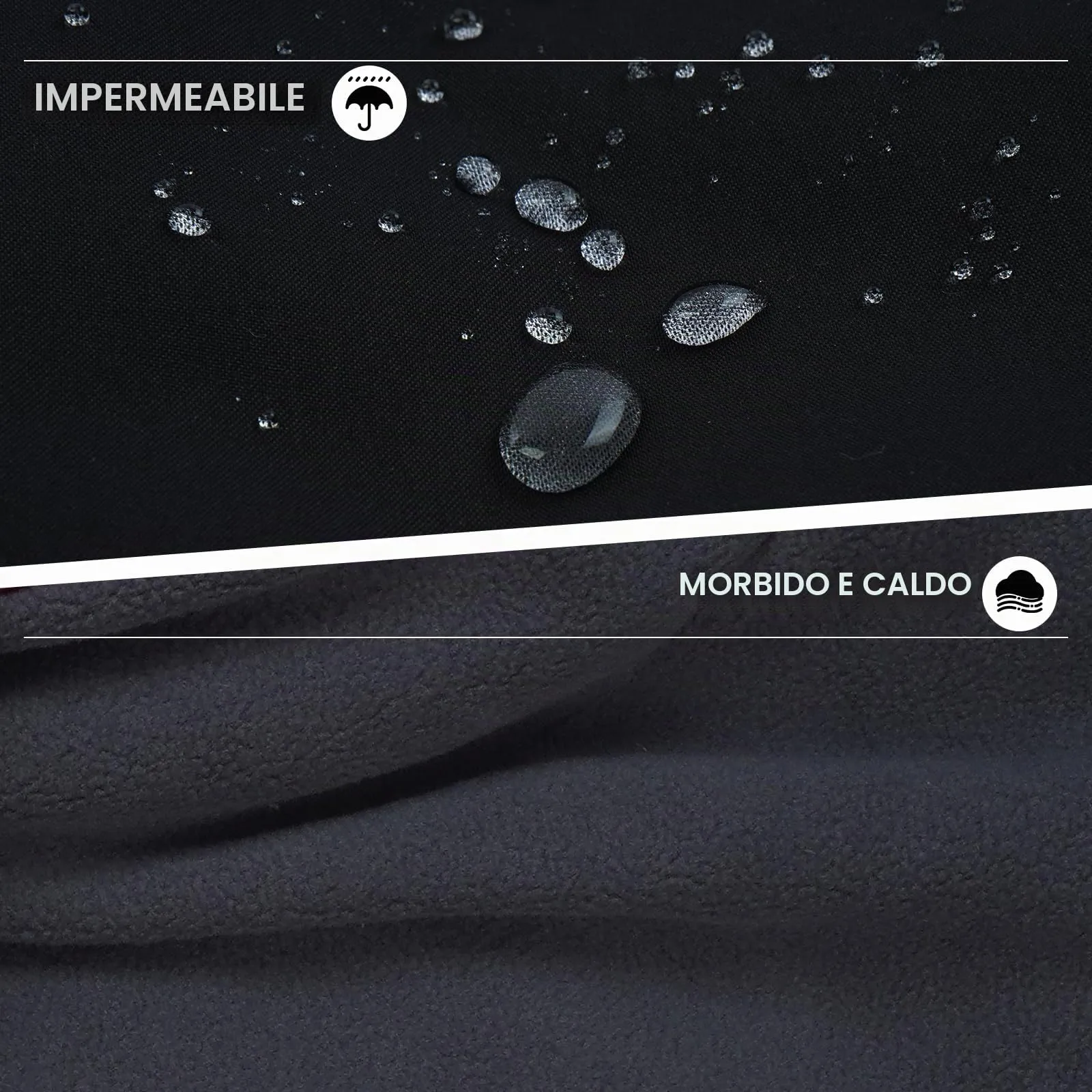 Hjyokuso Cappotto Bassotto Invernale Con Fodera in Morbido Pile, Vestiti Per Cani Con Striscia Riflettente e Foro Per Guinzaglio, Giubbotto - M - immagine 4