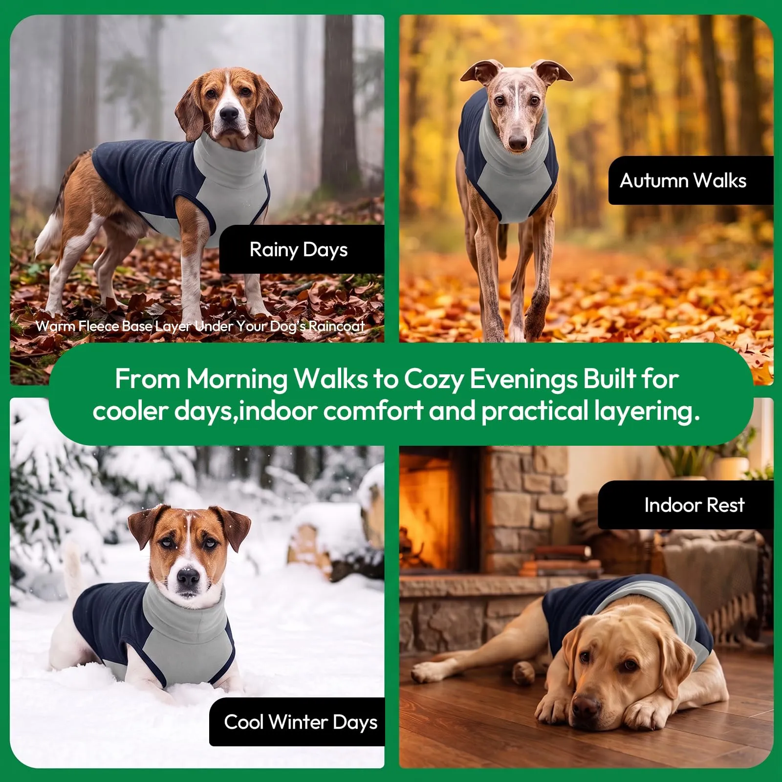 KONVINIT Maglione Cane Gilet Cane in Felpa con Ampie Aperture Ascellari XL - immagine 6