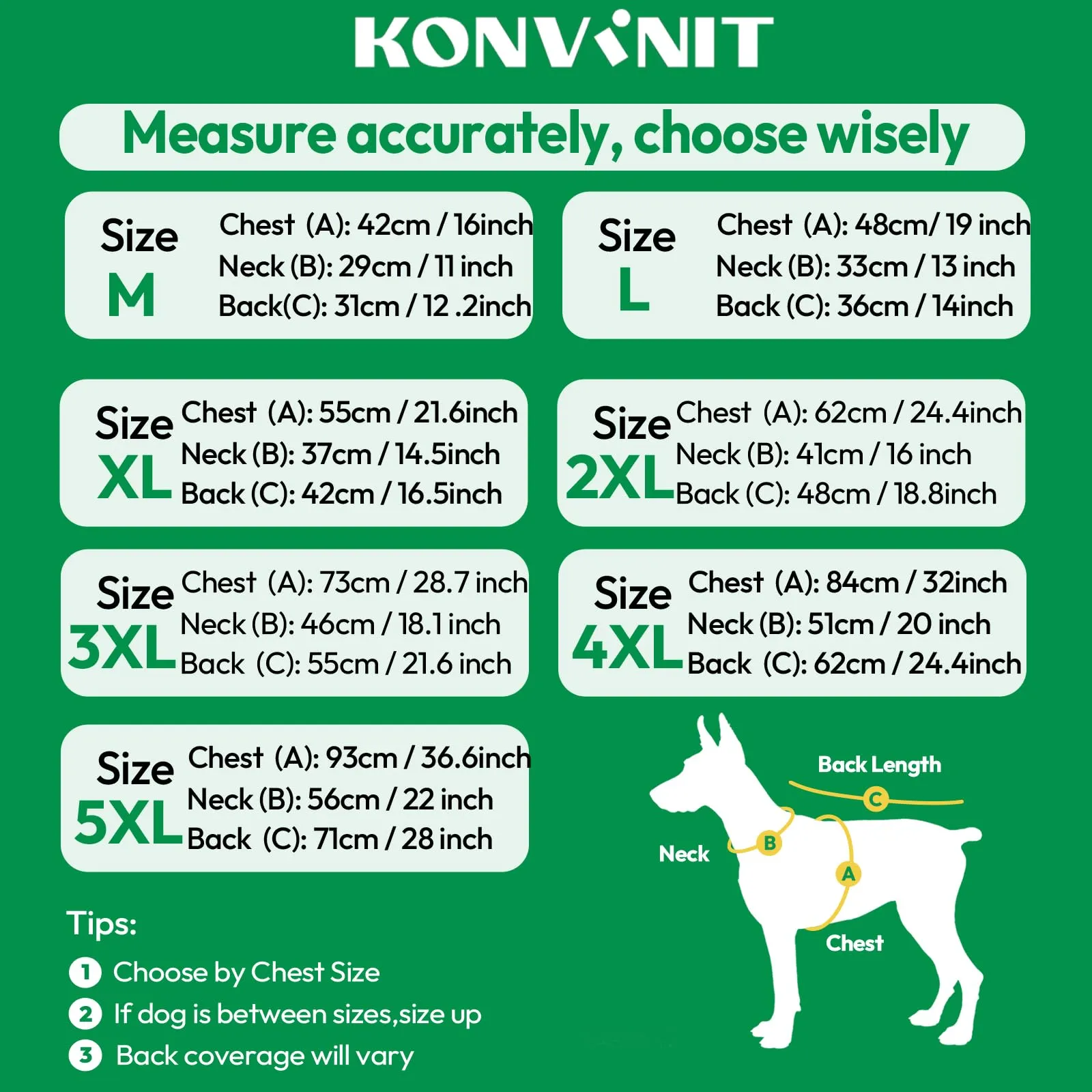 KONVINIT Maglione Cane Taglia Media in Felpa Leggera, Caldo Senza Maniche L - immagine 5