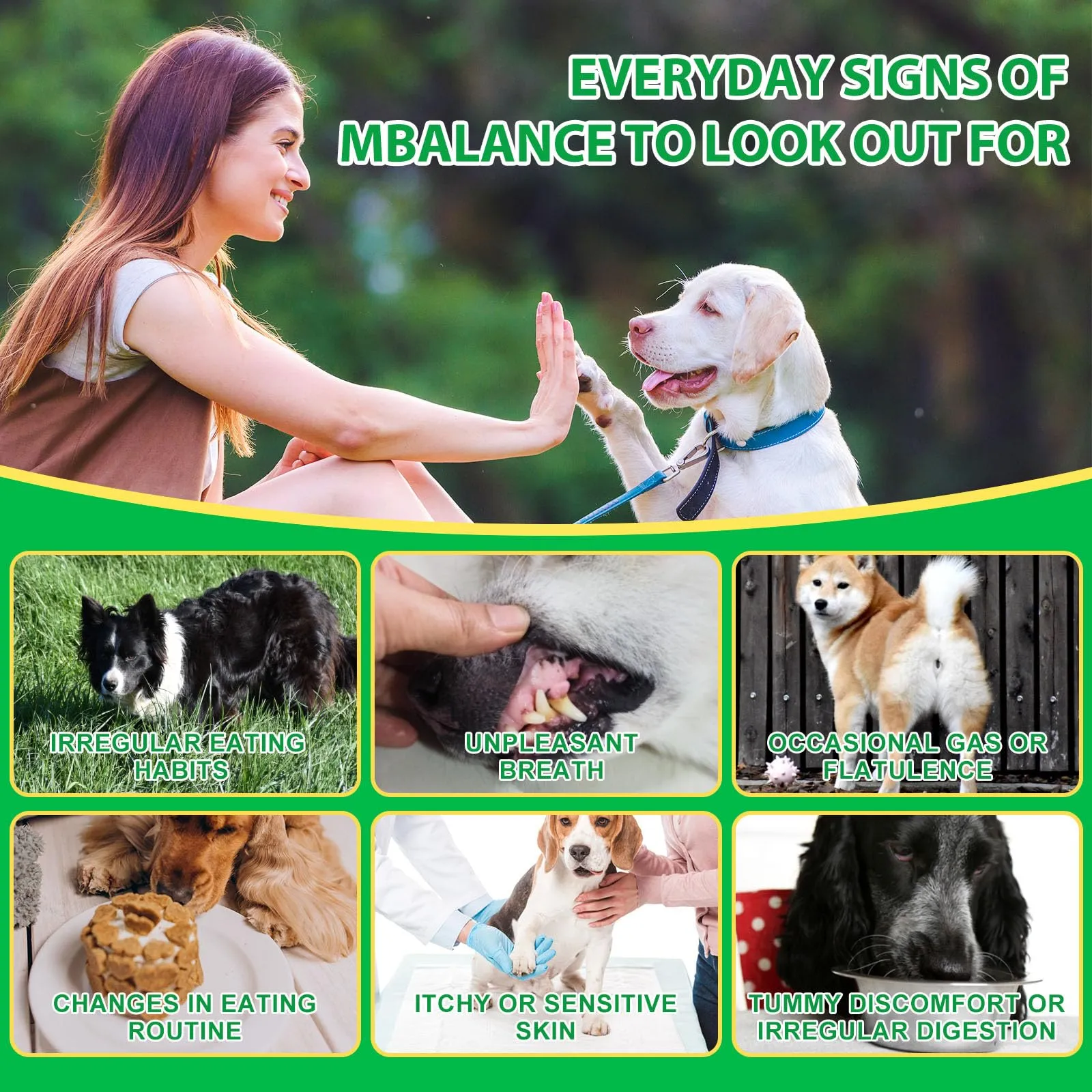 Probiotici per Cani 60 Chews Masticabili, Integratore Digestivo con Enzimi e Prebiotici, Supporto per Flora Intestinale e Digestione, Difese Immunitarie e Pelo, Gusto Anatra - immagine 2