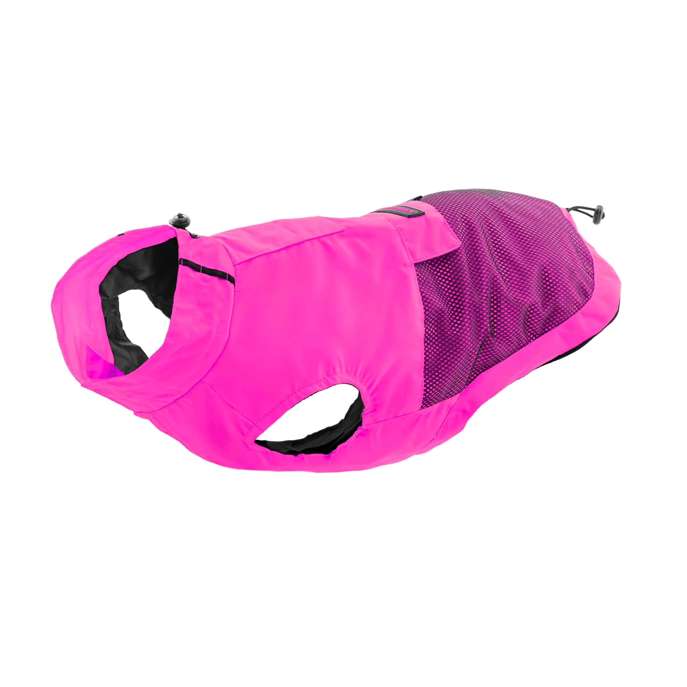 Record - Cappottino Impermeabile Antivento per Cani Confortevole, con Elastici per Zampe e Aderenza Collo Regolabili | 2XL, Fucsia, Lunghezza dorso 55 cm - immagine 1