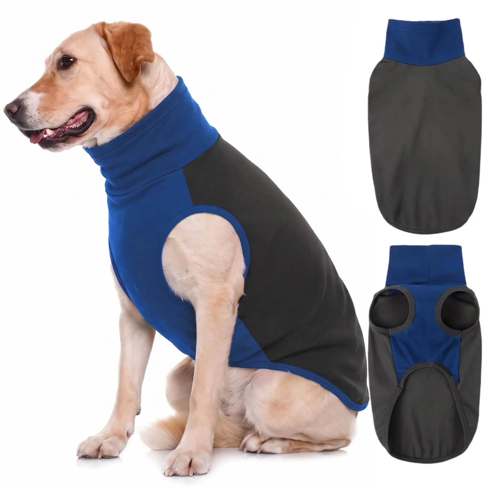 KONVINIT Maglione Cane Taglia Grande Felpa Caldo Gilet Leggero Dog Sweater - immagine 1