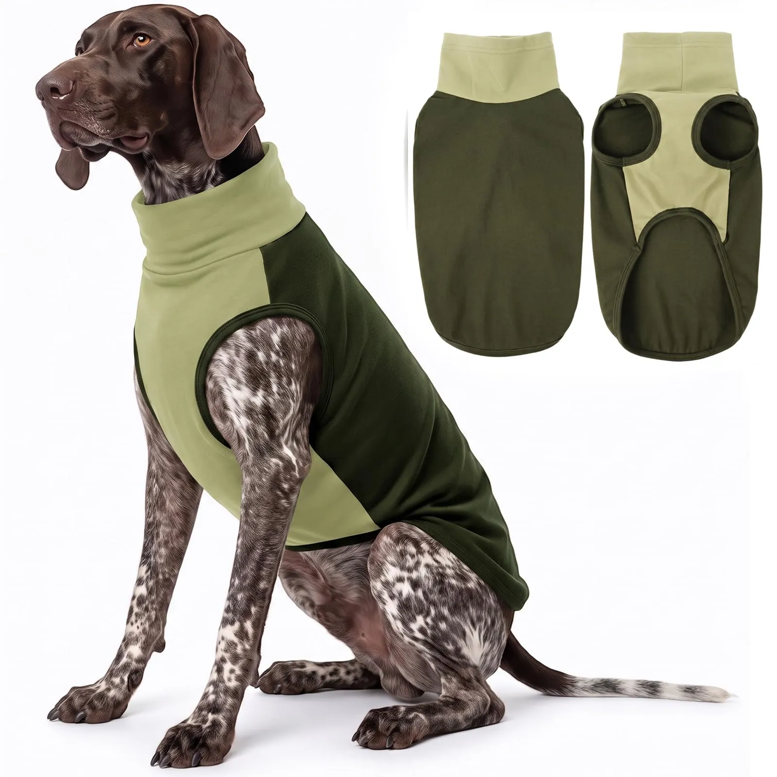 KONVINIT Maglione per Cani Grandi Taglie Forti (M-5XL),Caldo Felpa Leggera - immagine 1