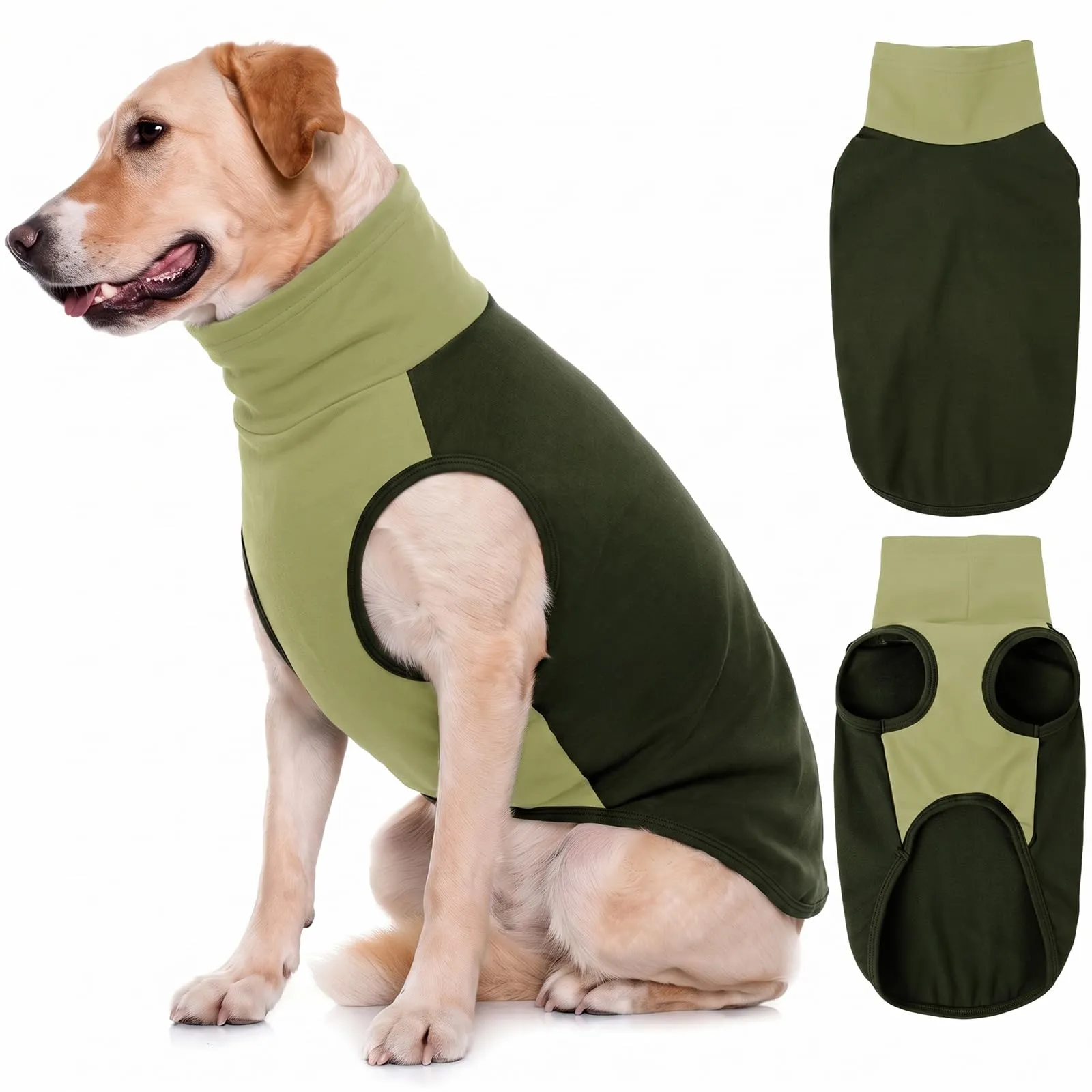 KONVINIT Maglione Cane Taglia Grande Felpa Caldo Gilet Leggero Dog Sweater - immagine 1