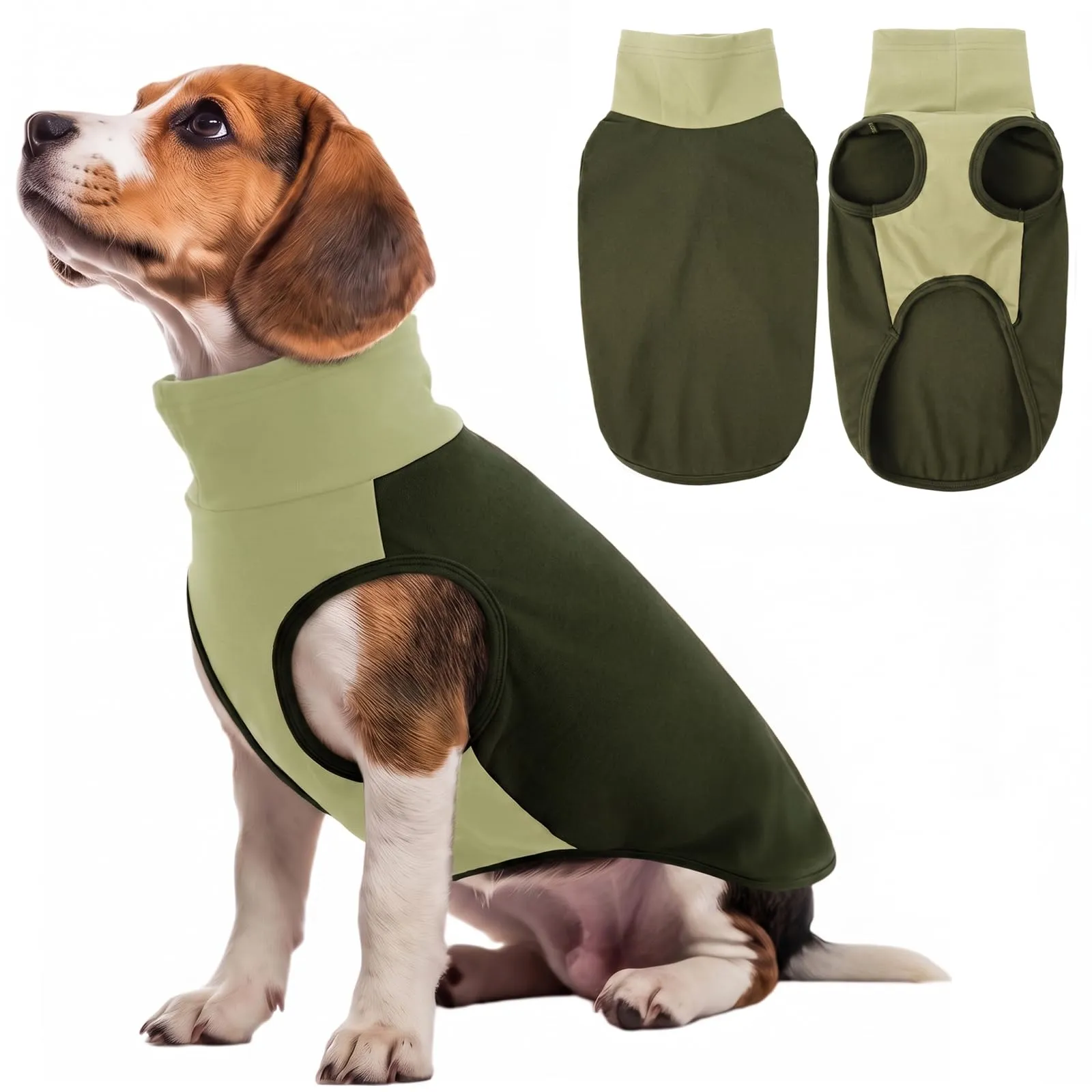 KONVINIT Maglione Cane Gilet Cane in Felpa con Ampie Aperture Ascellari XL - immagine 1