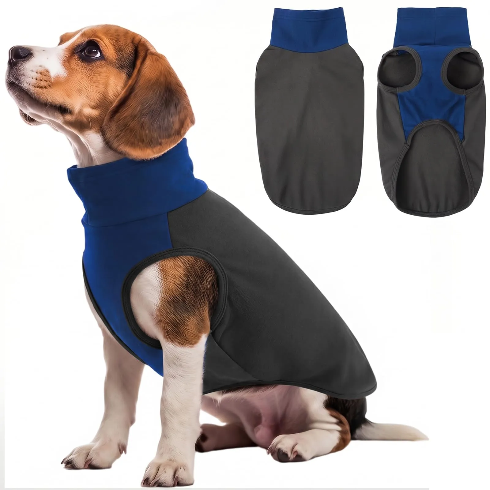 KONVINIT Maglione Cane Gilet Cane in Felpa con Ampie Aperture Ascellari XL - immagine 1