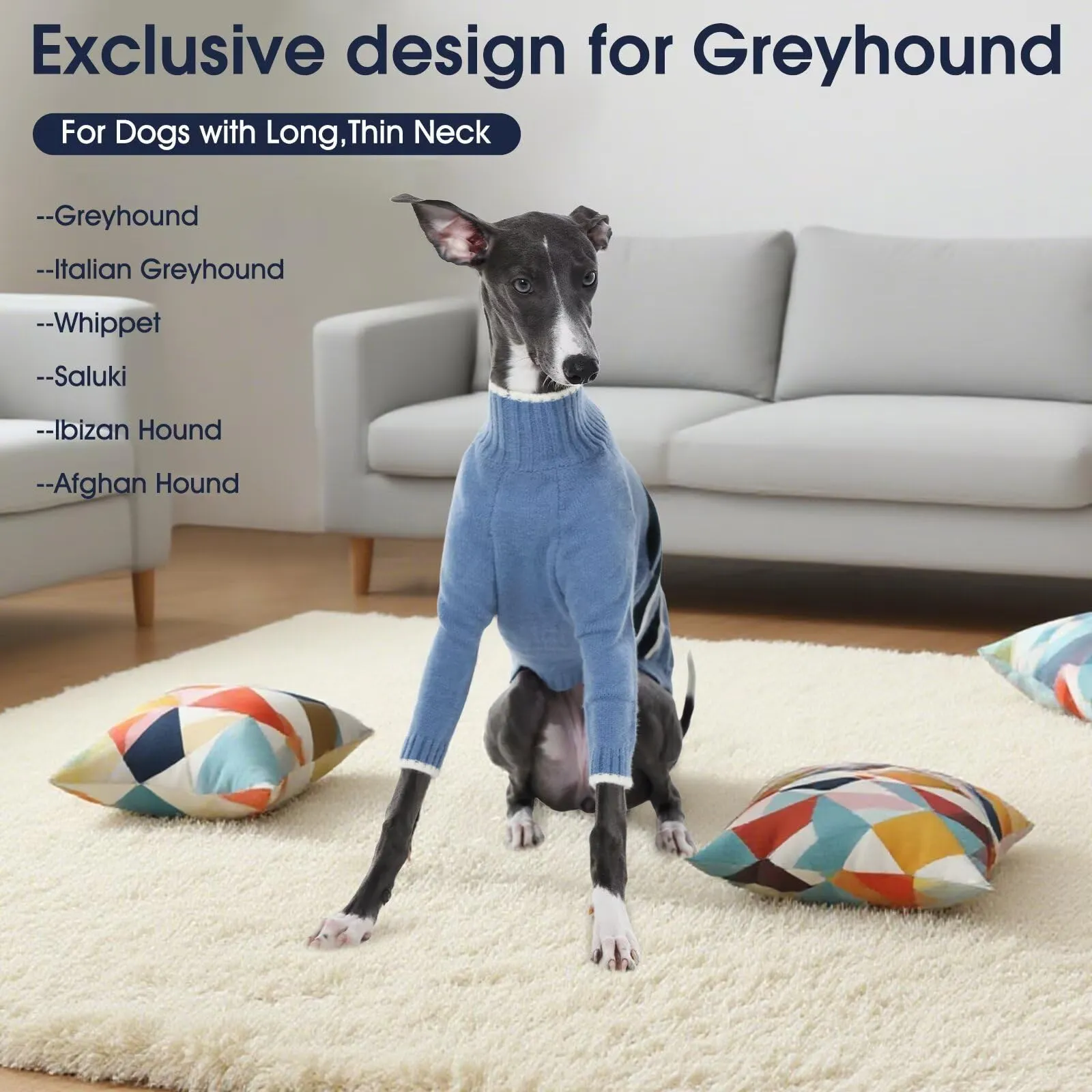 IECOii Caldo cappotto per cani con gambe, maglione a collo alto in pile per animali domestici con cappello, maglioni per cani di taglia grande, vestiti invernali per cani, giacca cappotto per cani - immagine 5