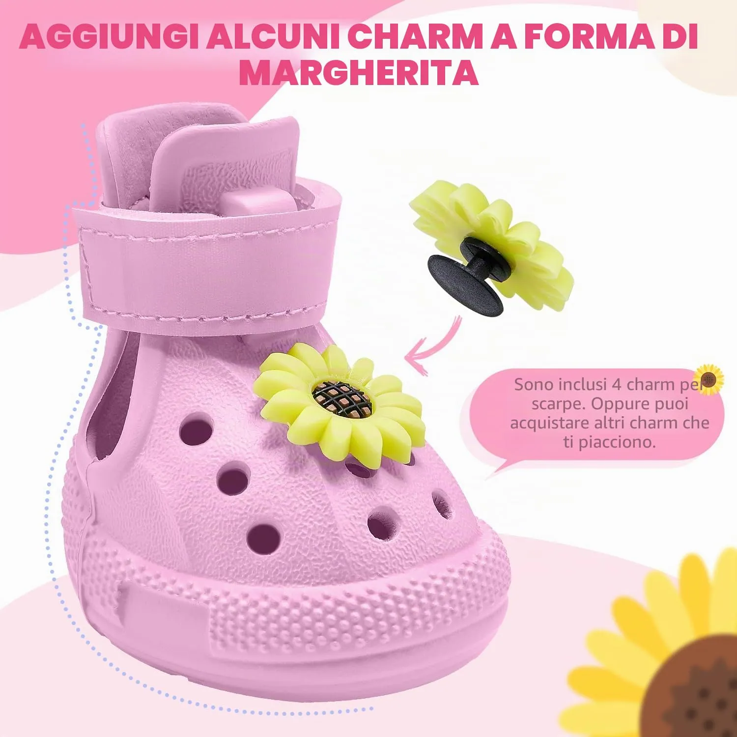 SlowTon Scarpe per cani per pavimenti caldi, sandali traspiranti antiscivolo per cani con strisce riflettenti, facili da indossare e togliere, facili da pulire - immagine 6