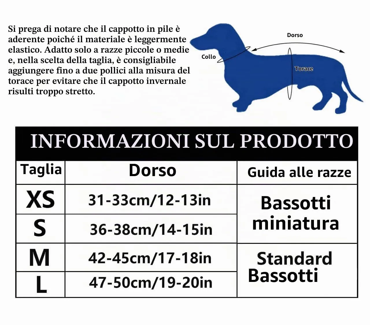 Giacca bassotto MOREZI, foderata in pile, con cintura regolabile e bande riflettenti, migliora la visibilità notturna ed è facile da indossare e da togliere-Marrone-XS - immagine 5