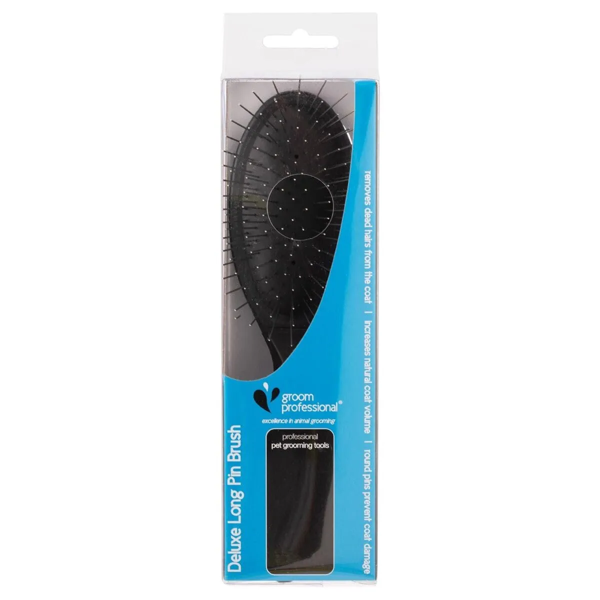 GROOM PROFESSIONAL Luxury Professional Pet Grooming Flexible Pin Brush, 2.5cm - immagine 5