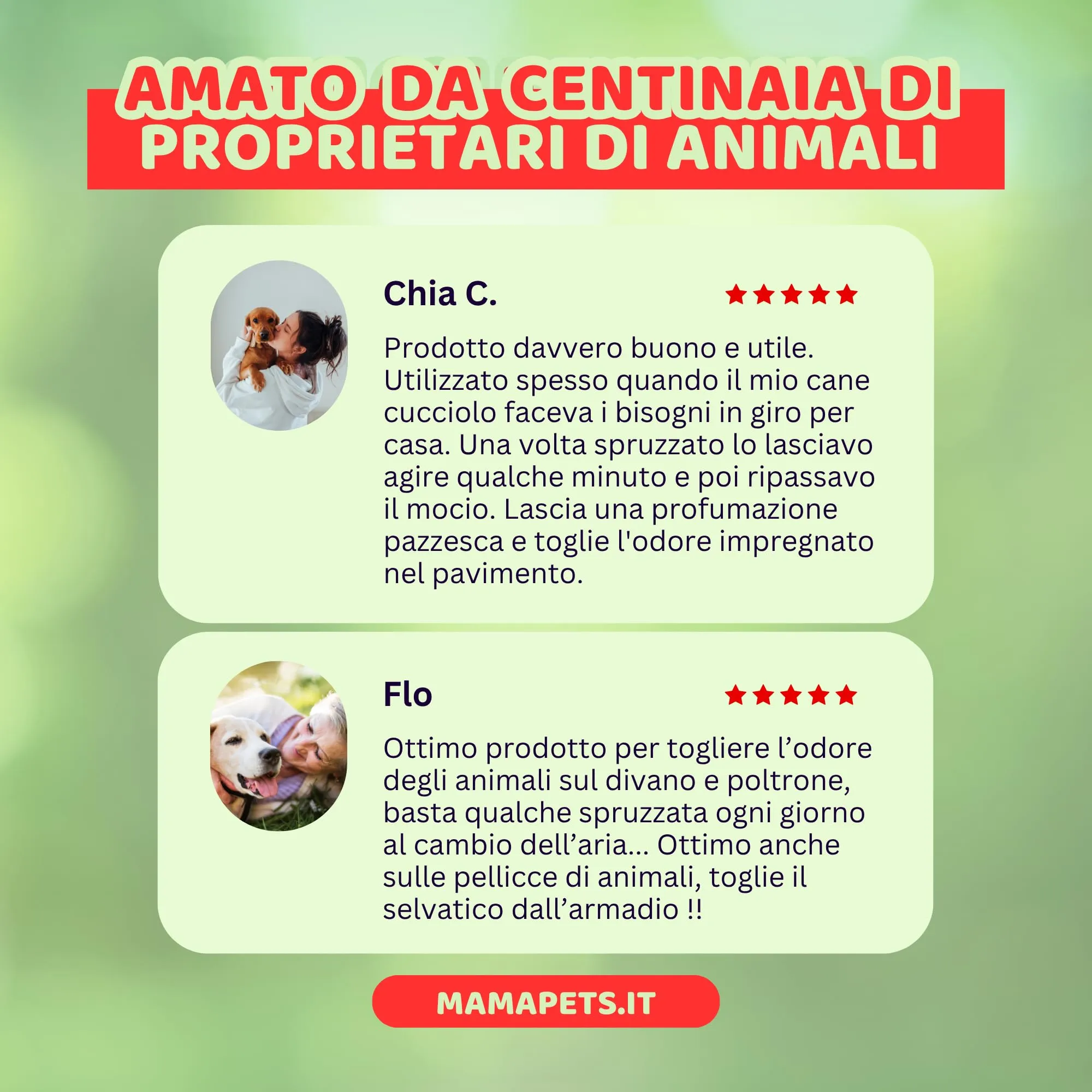 M' MA PETS - Elimina Odori dai Tessuti - Spray Naturale per Cani e Gatti, Made in Italy - Deodorante Sicuro No Alcool per Animali e Persone - Azione Rapida Superfici e Profumazione Floreale Ambienti - immagine 10