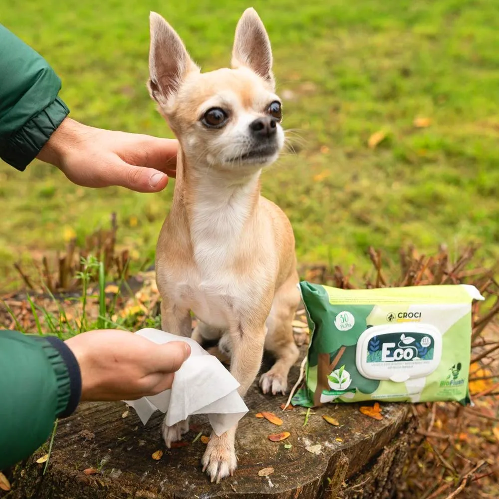 Croci - Salviette Umidificate Cane e Gatto, profumo Talco e Fiori, 30 pezzi - immagine 6