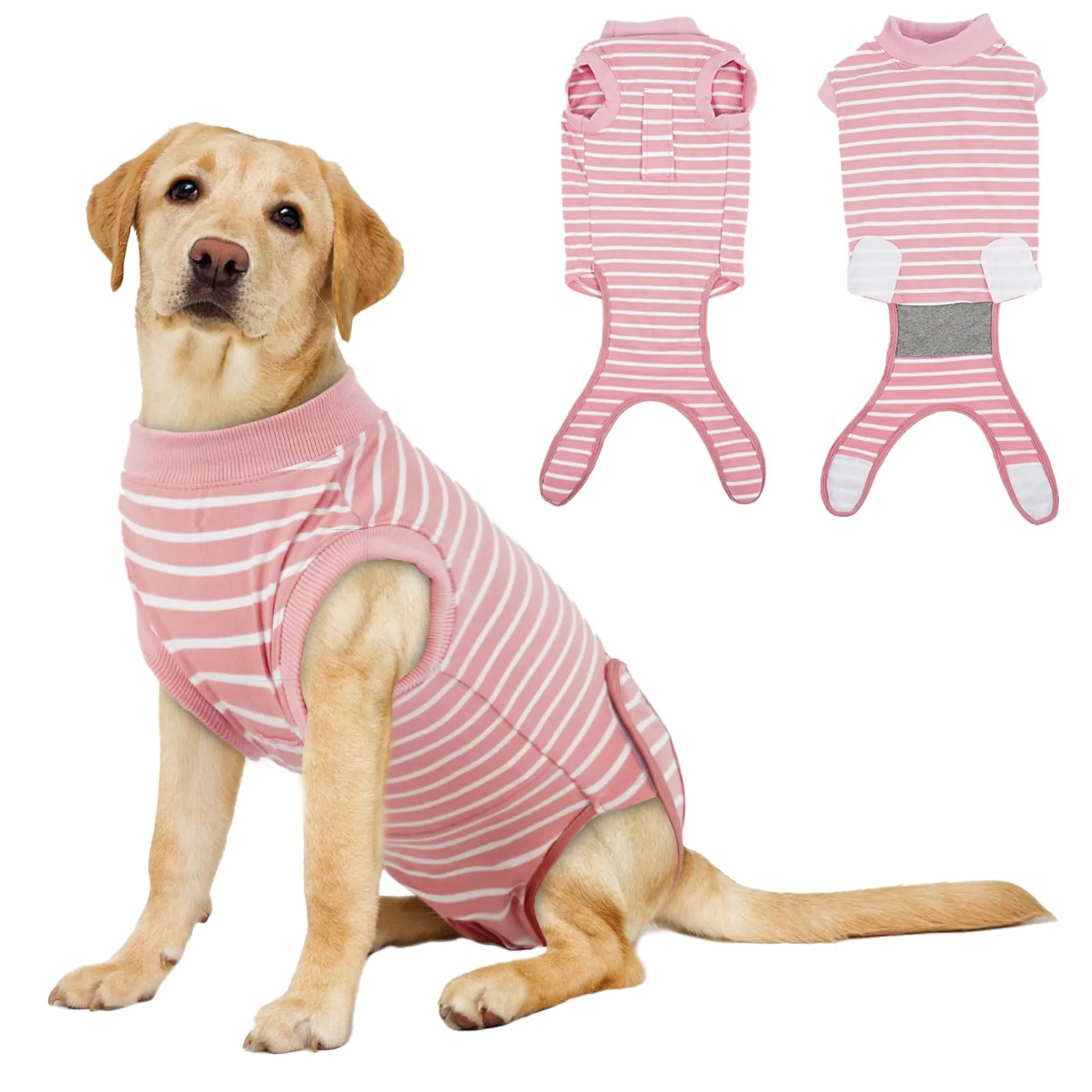 Hjumarayan Tuta Post Operatoria Cane – Body Post Operatorio per Cani, Tuta Recupero Cane e Tuta Antileccamento Cane, Alternativa al Collare Elisabettiano, Rosa XL - immagine 1