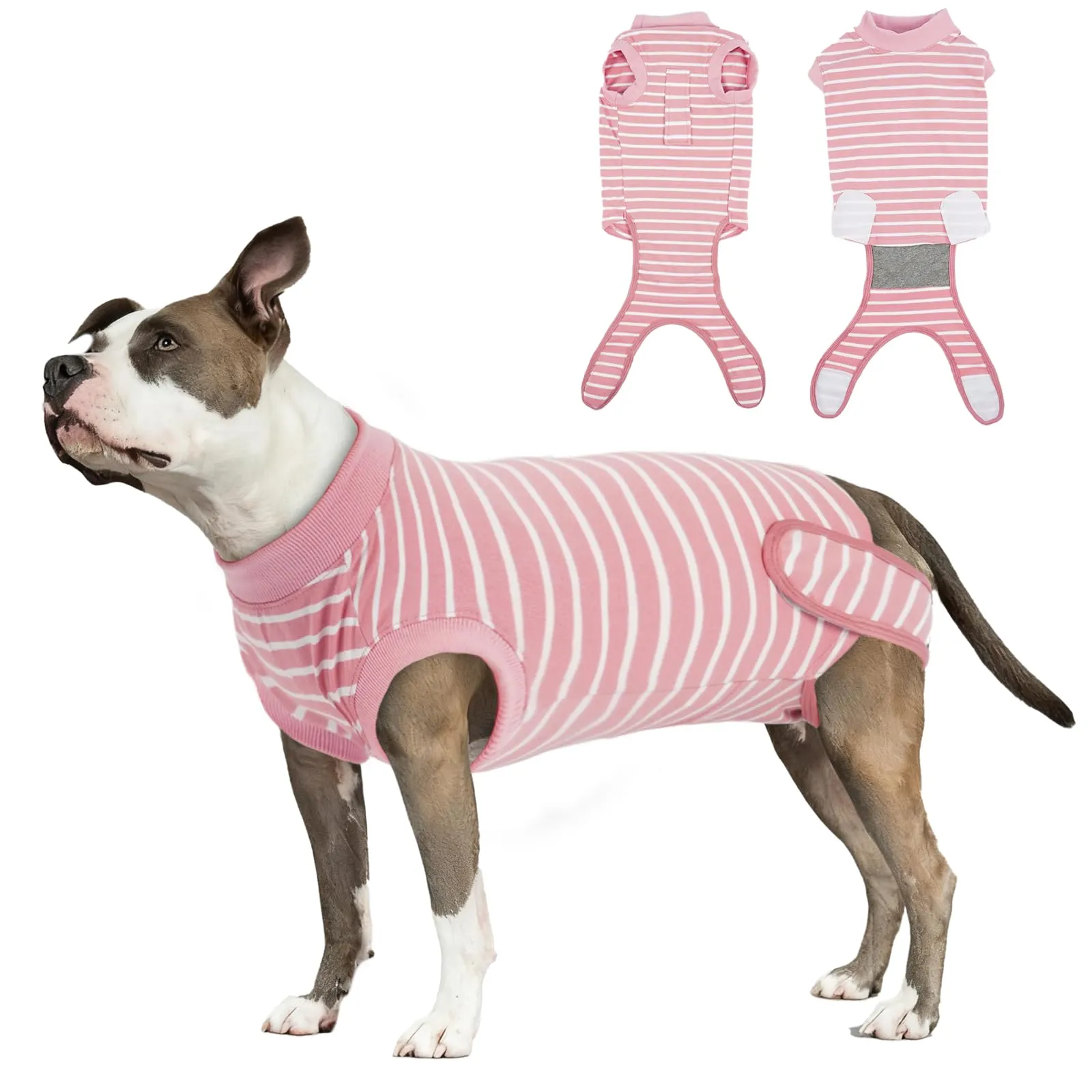 Hjumarayan Tuta Post Operatoria Cane – Body Post Operatorio per Cani, Tuta Recupero Cane e Tuta Antileccamento Cane, Alternativa al Collare Elisabettiano, Rosa M - immagine 1
