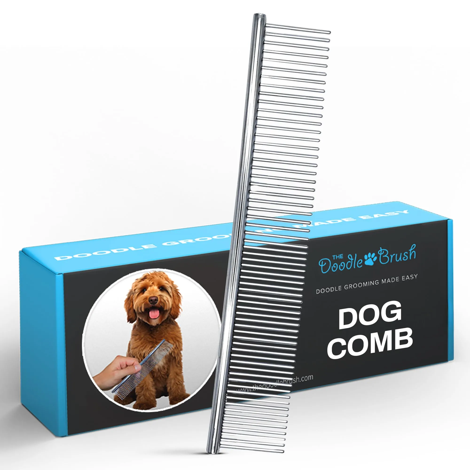 The Doodle Brush Pettine Metallico Per Cani In Acciaio Inossidabile - immagine 1