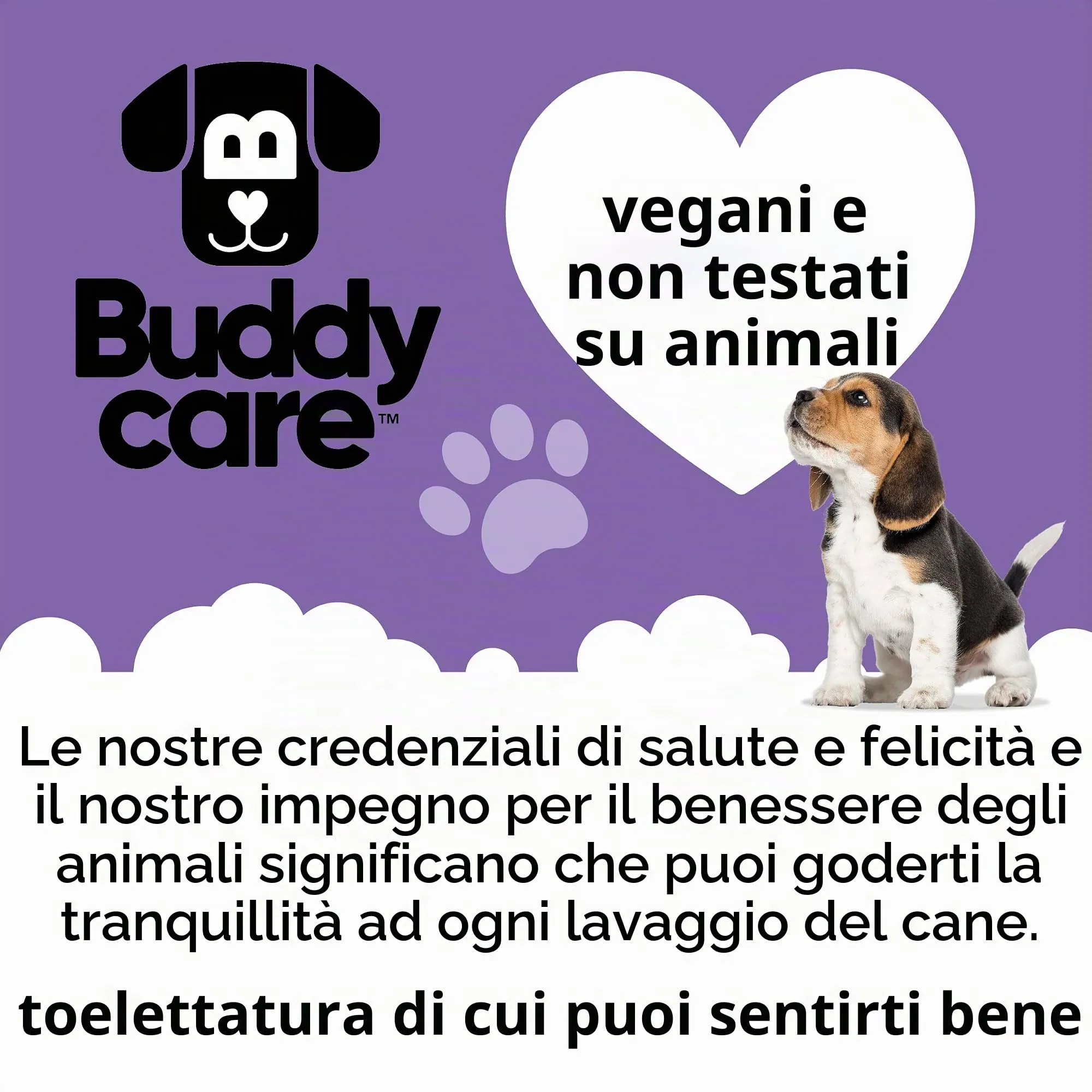 Buddycare Spray Deodorante per Cani - Spray Deodorante Calmante per Cani - Con Aloe Vera e Pro Vitamina B5, Lavanda, 200 ml (confezione da 1) - immagine 6