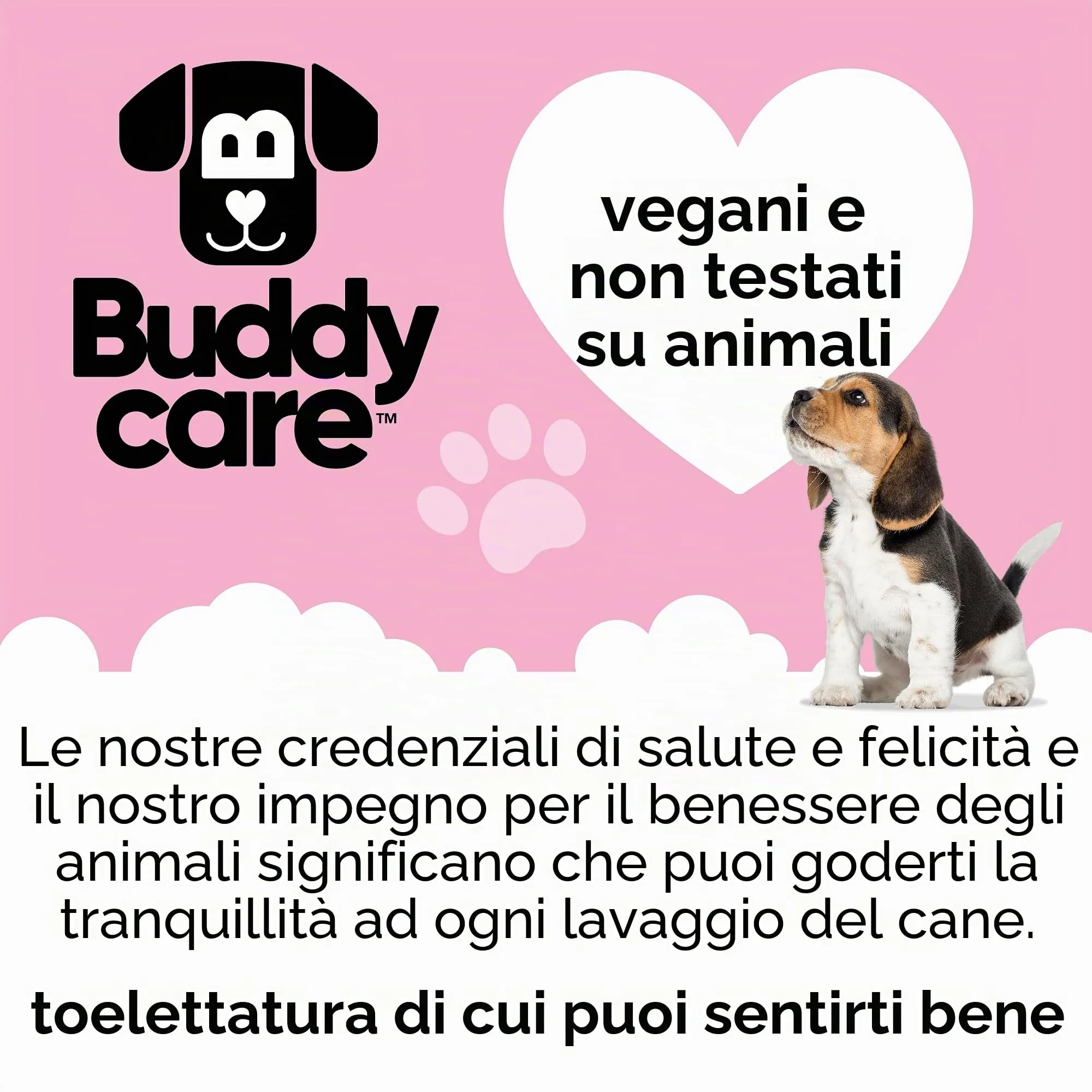 Buddycare Colonia per cani - Colonia per cani dal profumo delicato e polveroso - Rinfresca tra i lavaggi del cane, Bambino fresco, 200 ml (confezione da 1) - immagine 6